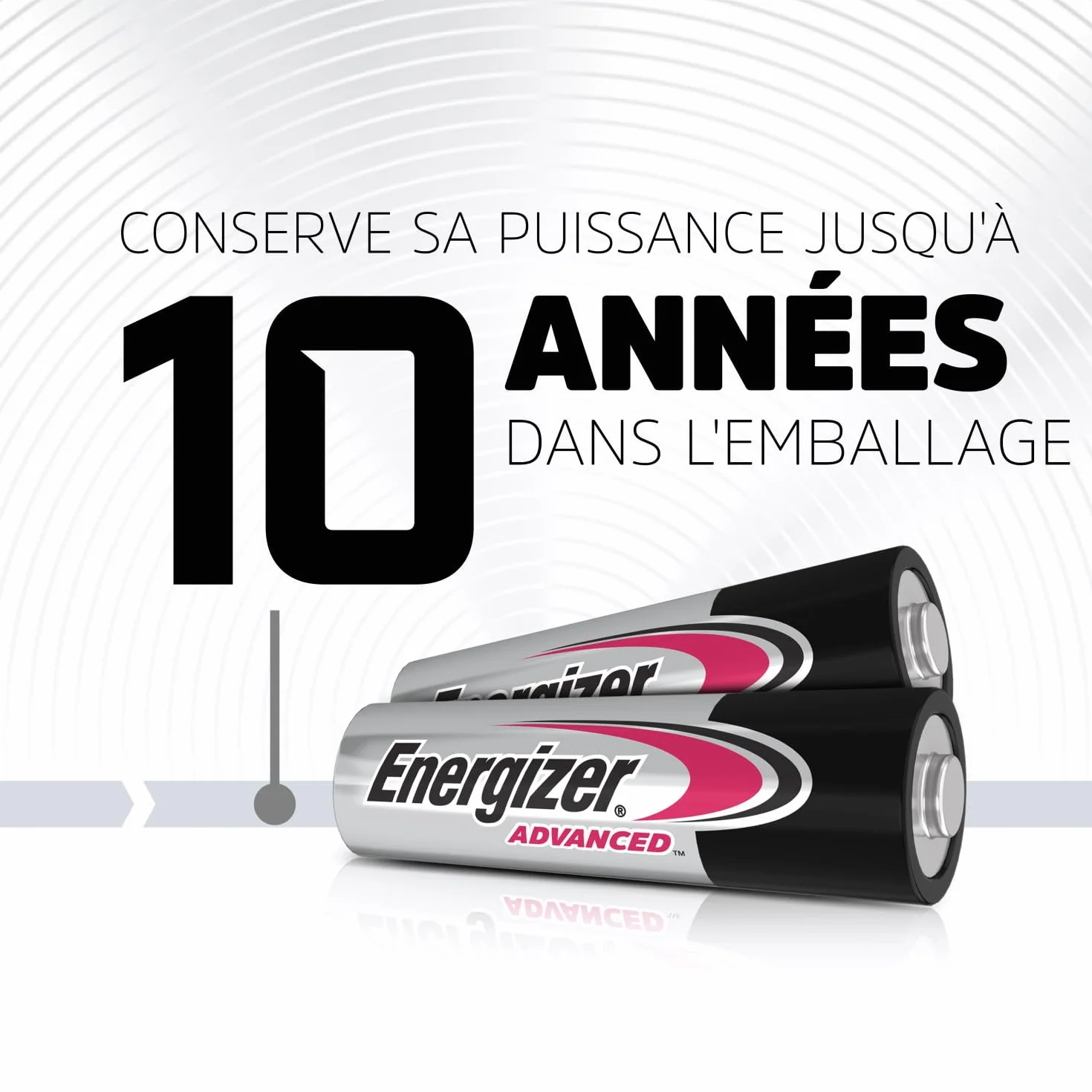 Energizer Advanced Piles AA (Lot de 12) Mignon LR6 Alcaline 1,5 V - Haute Performance - Télécommandes, Jouets et Électroniques - Made in EU - Emballage 0% Plastique - Conservation 10 Ans