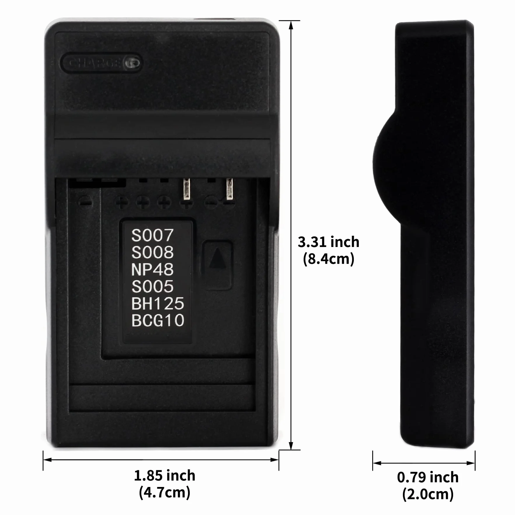 Norifon CGA-S008A USB Chargeur pour Panasonic DMC-FS20, DMC-FS5, HM-TA1, SDR-S26, Lumix DMC-FS3, DMC-FX30, DMC-FX33, DMC-FX35, DMC-FX36, DMC-FX37, DMC-FX38, DMC-FX500, DMC-FX520 Caméra et Plus