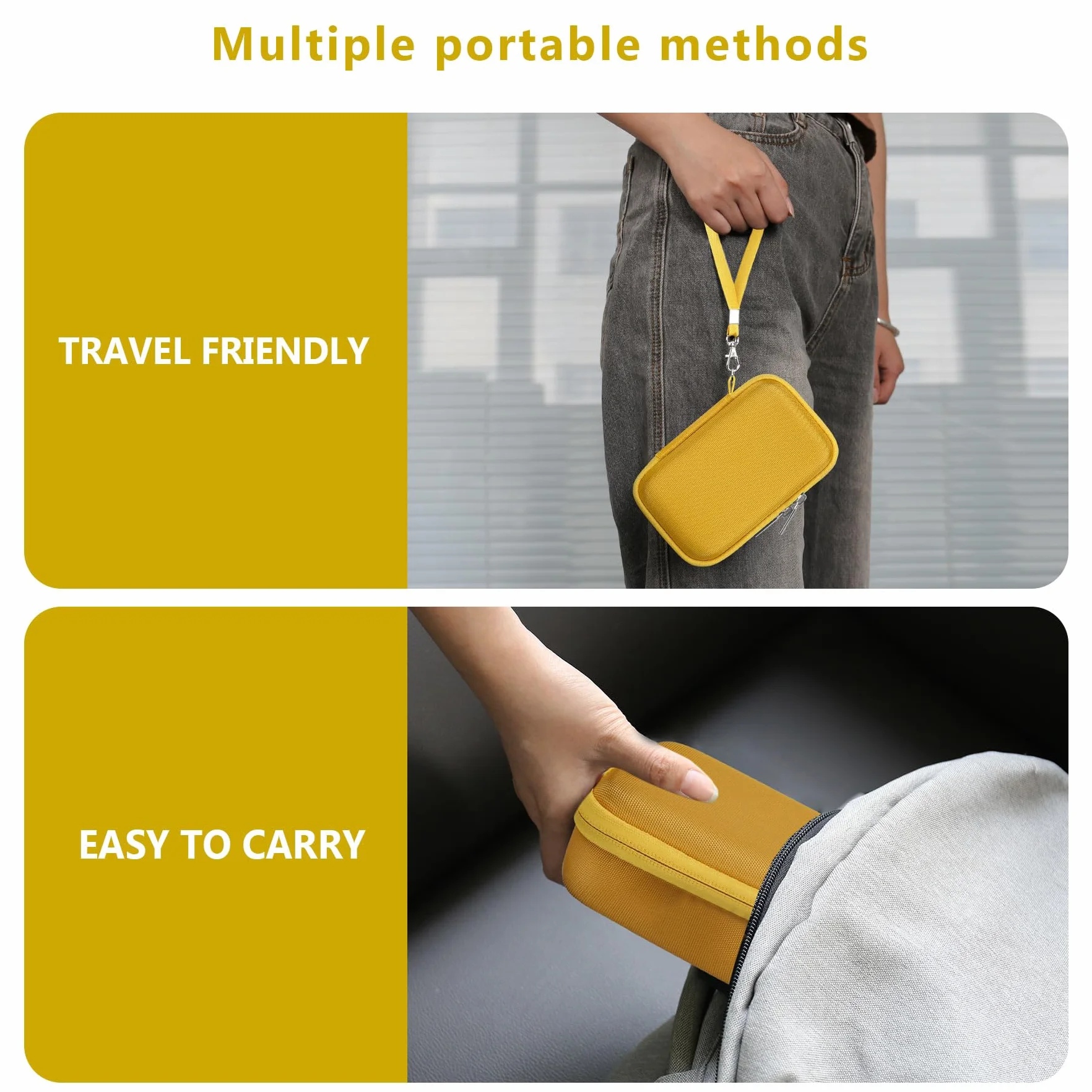 Étui de Protection Dur pour Kodak PIXPRO WPZ2 Robuste imperméable aux Chocs Poussière WiFi Caméra Numérique Jaune