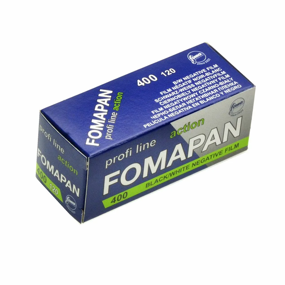 Foma Fomapan 400 ISO Films négatifs Noir et Blanc 120
