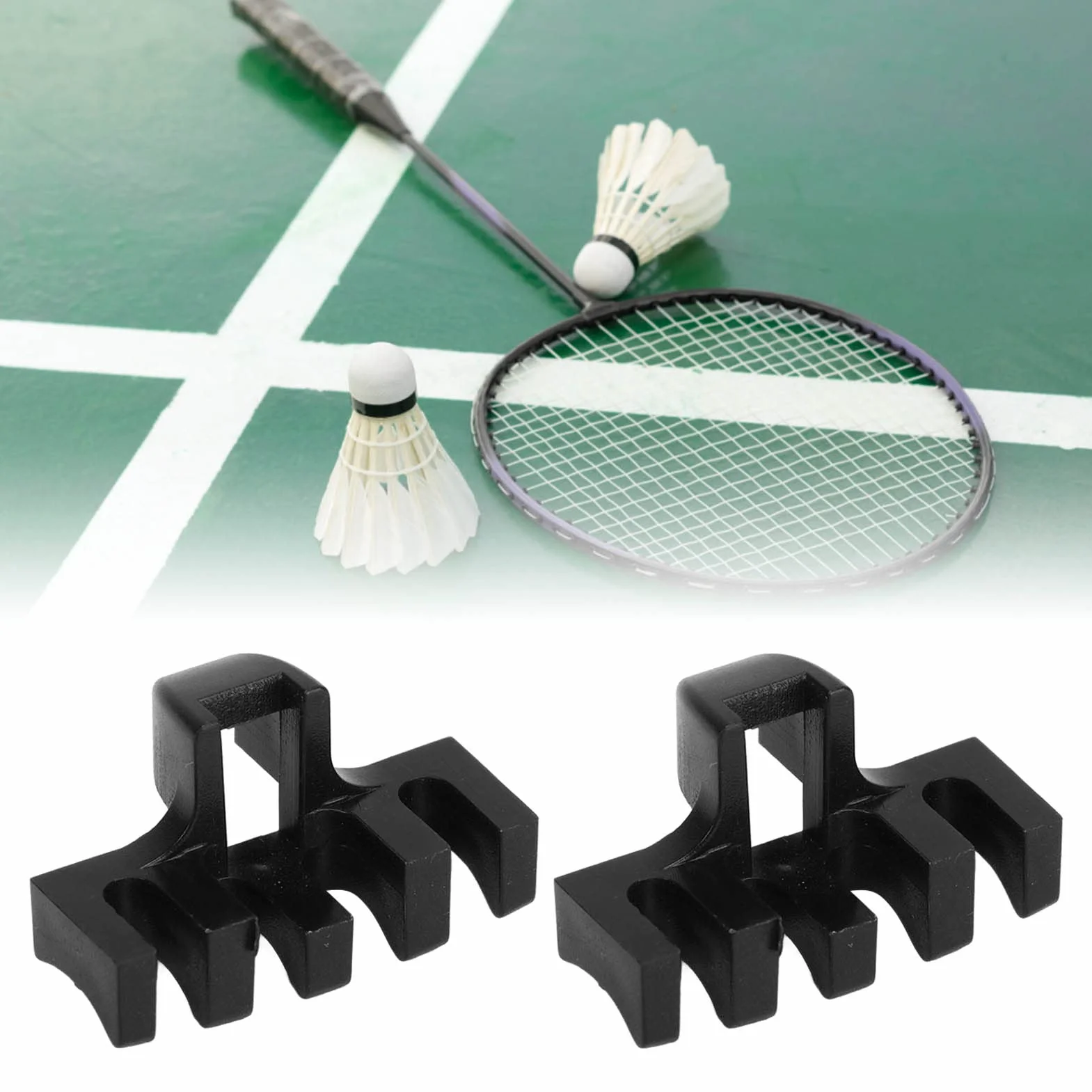 TOPINCN Répartiteur de Charge de Raquette de Badminton 2 Adaptateurs Distribution de Pression