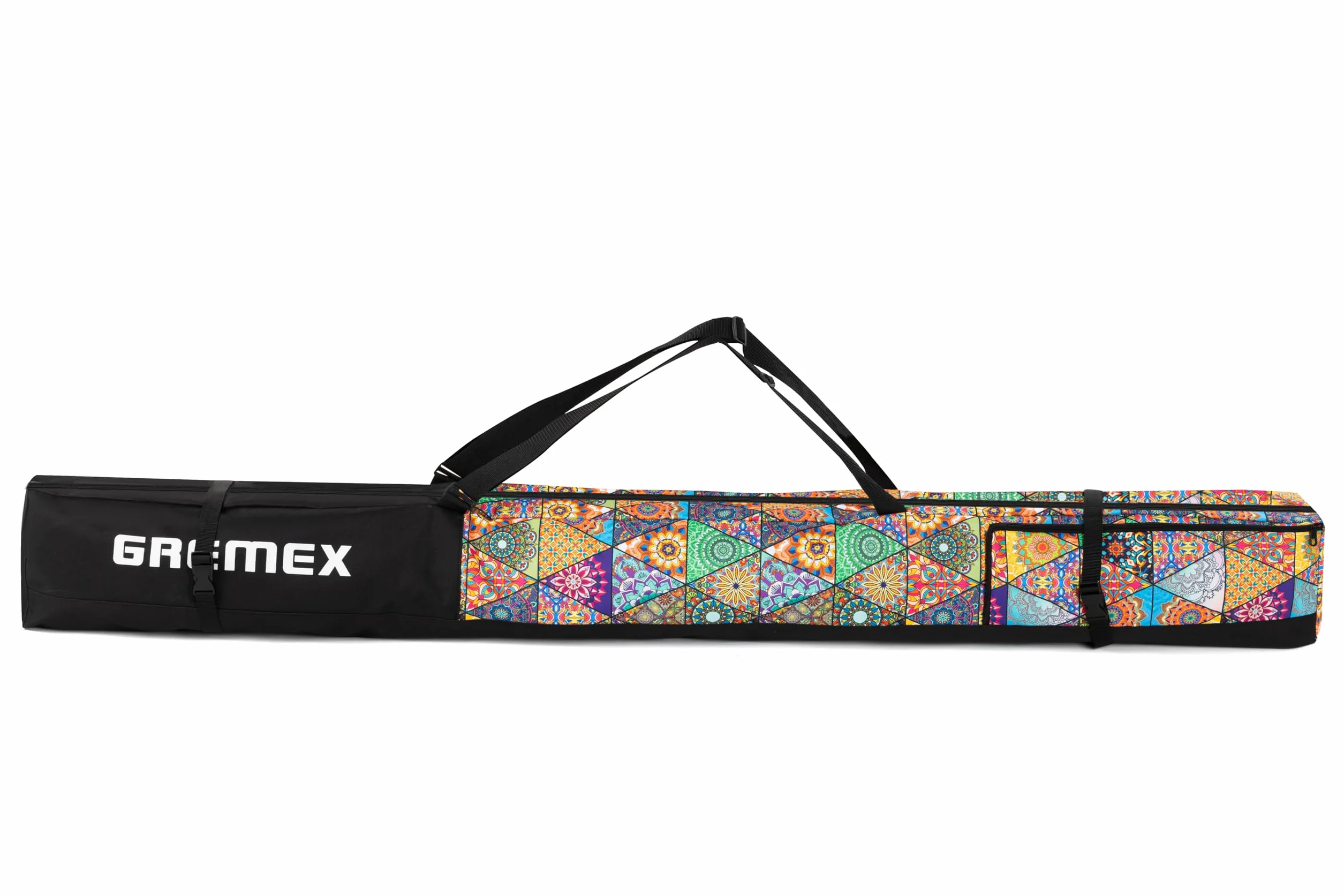 Housse de Ski imperméable pour 1 Paire de Skis - Sac de Ski Alpin Compact et Léger