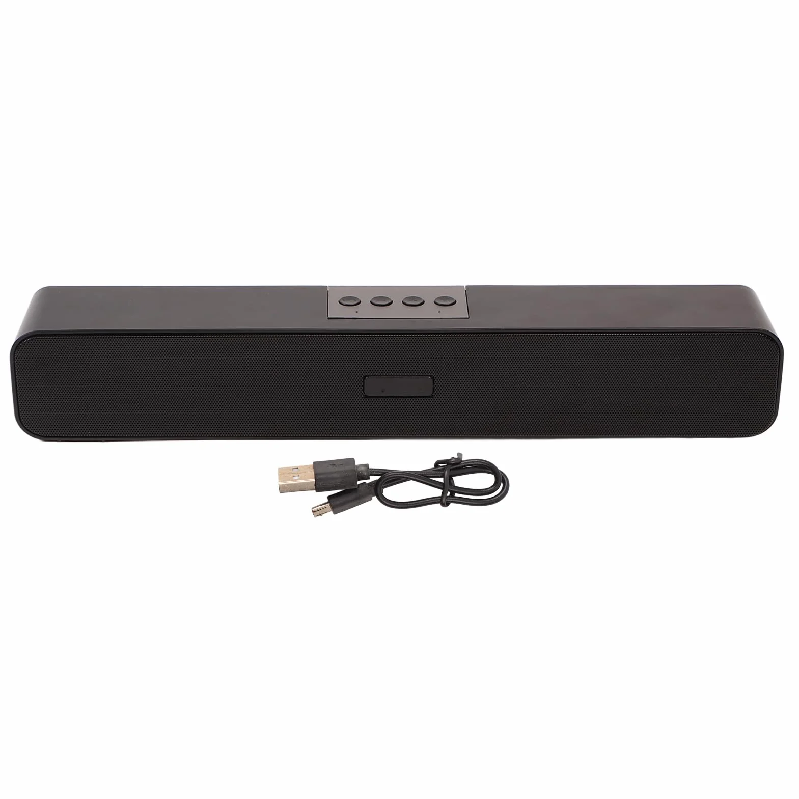 Barre de Son Bluetooth sans Fil, Haut-Parleur 4D HiFi 360° Surround avec Réduction du Bruit