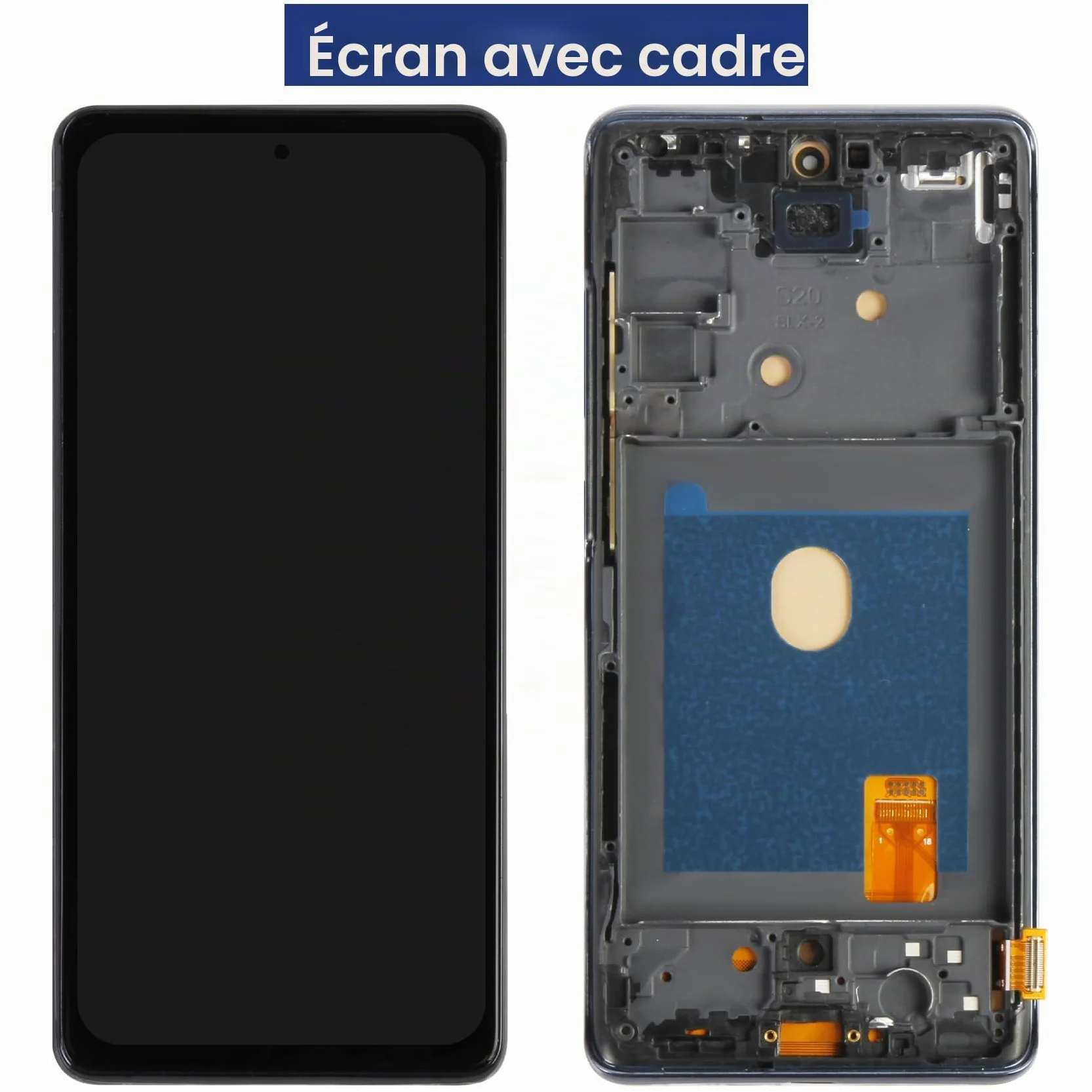 OLED Écran pour Samsung Galaxy S20 FE 4G/5G - pour Samsung Galaxy S20 FE 4G LCD Numériseur pour Galaxy S20 FE 5G LCD Écran Tactile Digitizer Verre Assemblé SM-G781B SM-G781U (Noir avec Cadre)