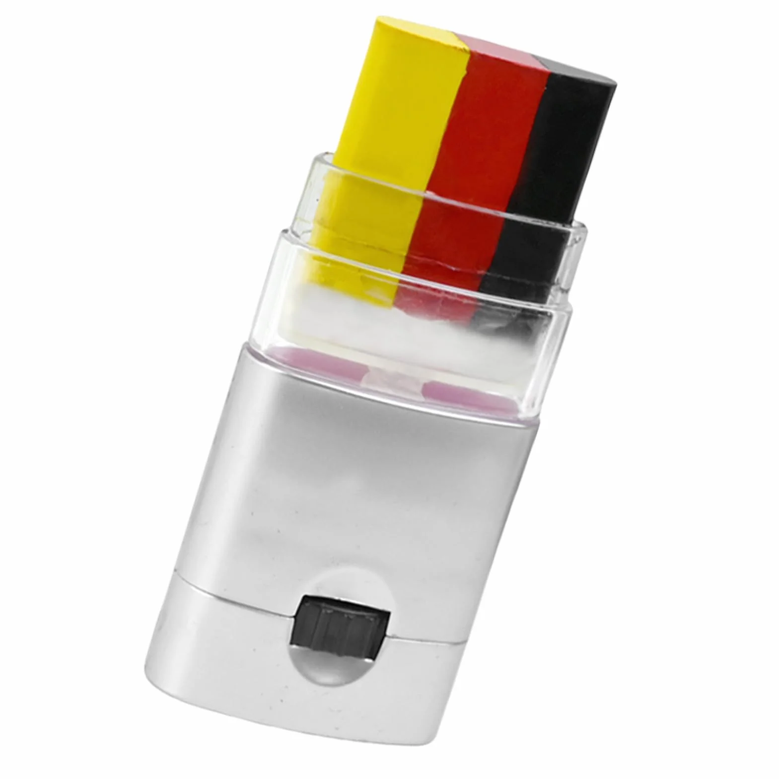 Crayon De Maquillage Stick Tricolore Bleu Blanc Rouge Pour Les Fêtes Football Championnat Europe 2025
