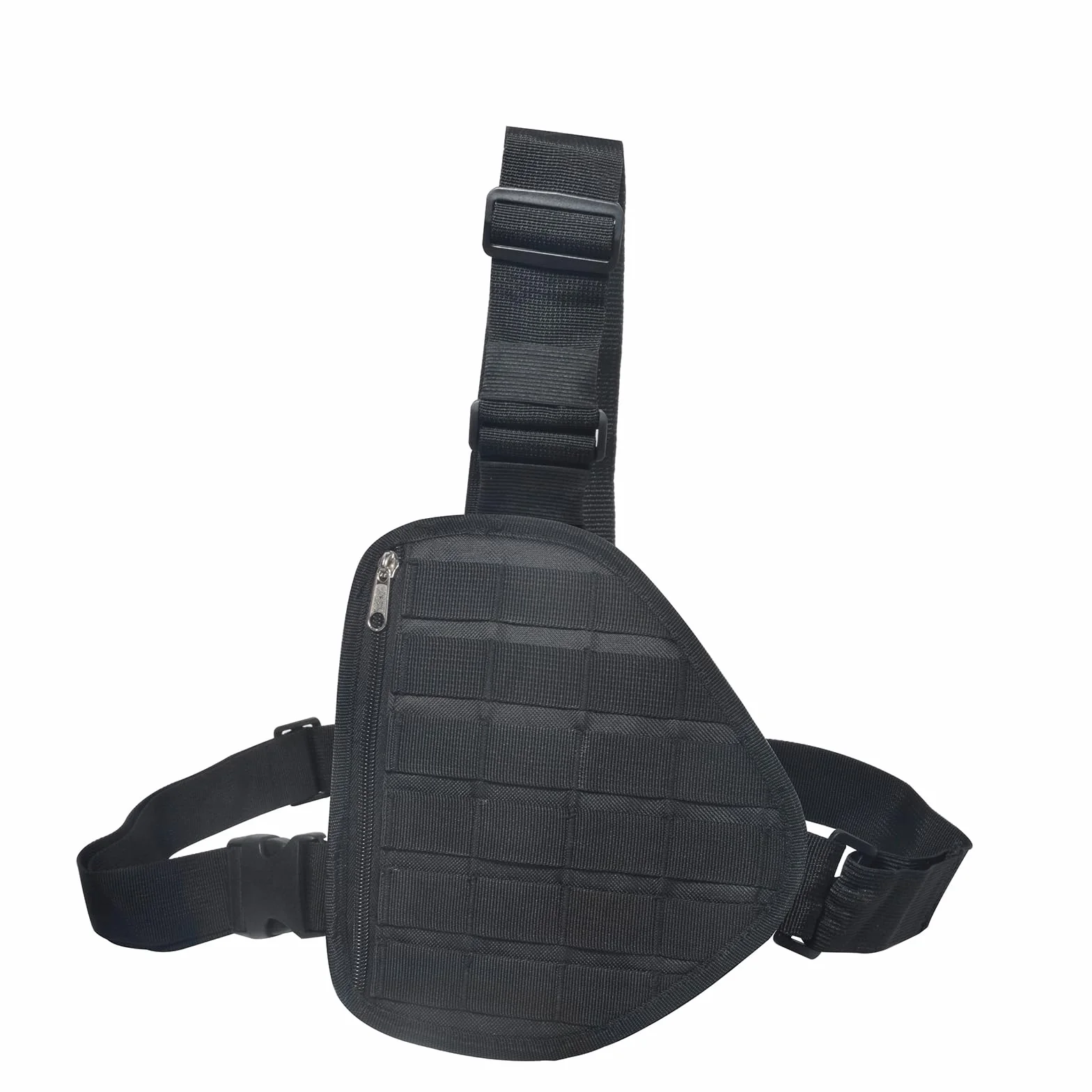 Pochette Molle Universelle, Support en Nylon avec Système Molle, Sac de Poitrine Molle pour Extérieur, Militaire, Équipement de Randonnée