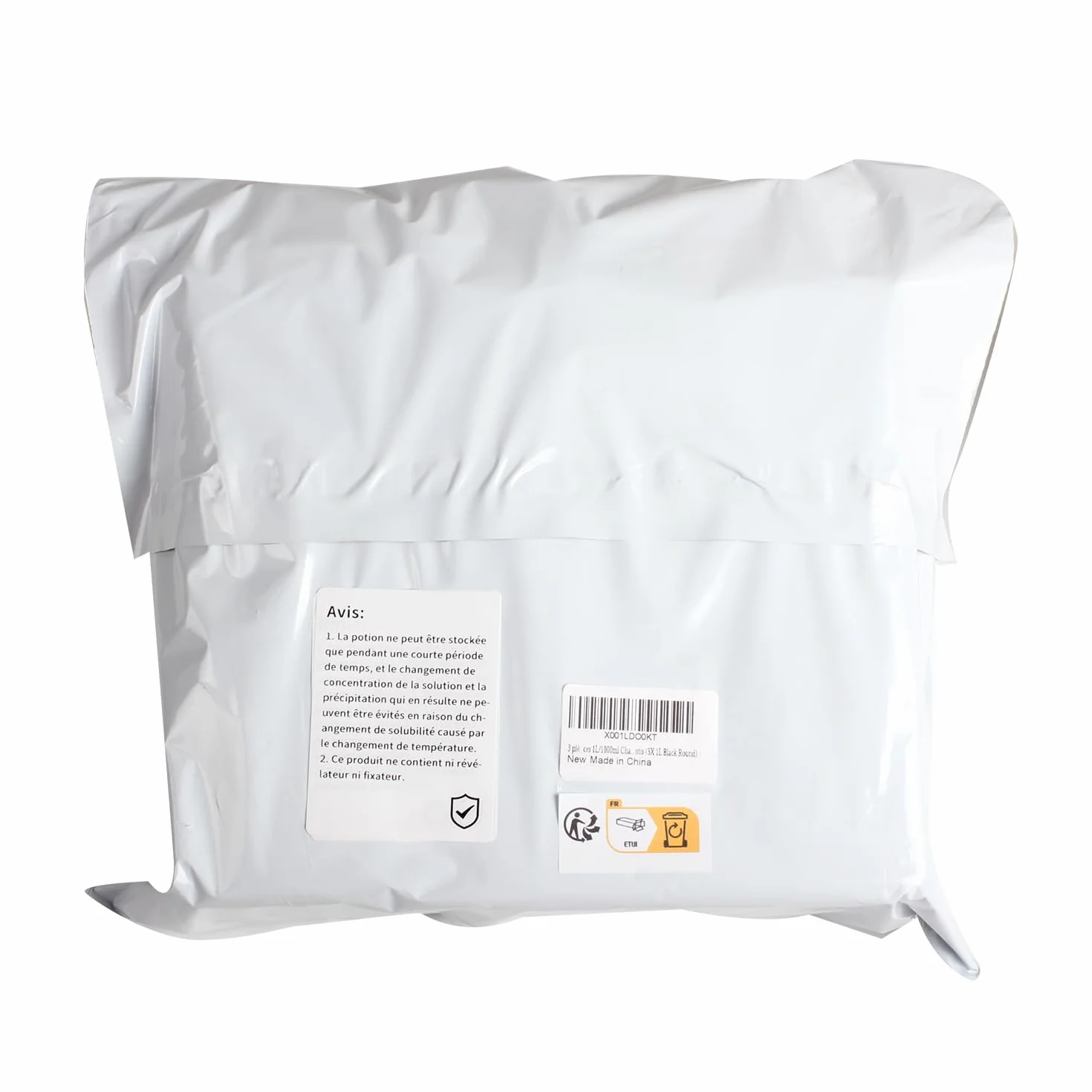 Lot de 3 pièces de 1L (1000ml) pour Chambre Noire. Bouteilles de Stockage en Plastique pour chimies de Film Photographique (3X 1L Bouteilles Noires)