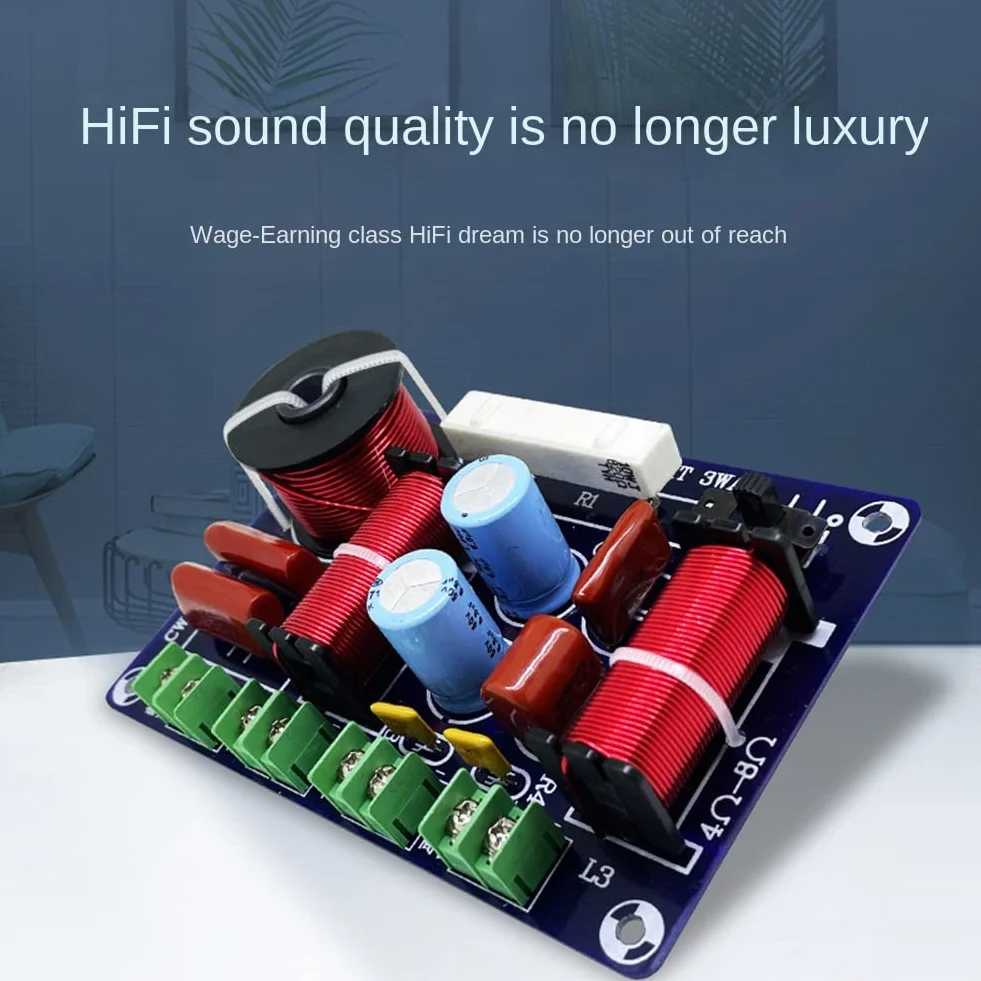 3 Voies HiFi Haut-Parleur Diviseur de FréQuence HiFi Crossover Filtre Distributeur Bricolage Ktv ScèNe Voiture Audio Woofer Haut-Parleur Filtre