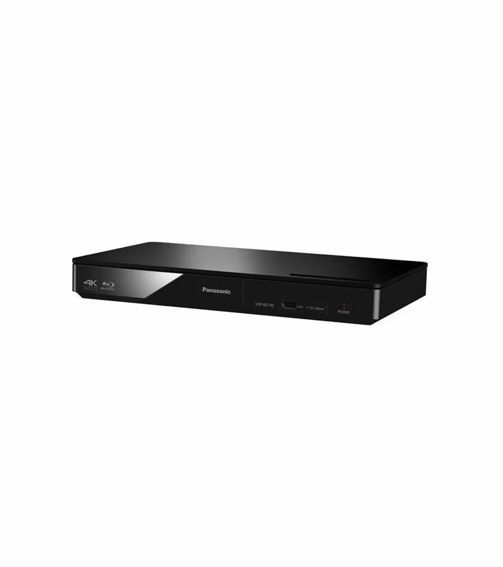 Panasonic Lecteur Blu Ray 3D upscaling 4K DMP-BDT180EF I Convertisseur Ultra Haute Définiton Lecture JPEG 4K Applications Internet Vidéo à la Demande Port USB Noir - Version Française
