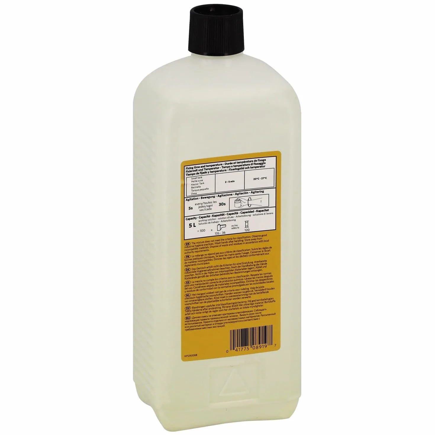 Kodak KOD682004 BW Fixateur Chimique 1 x 5 L Multicolore