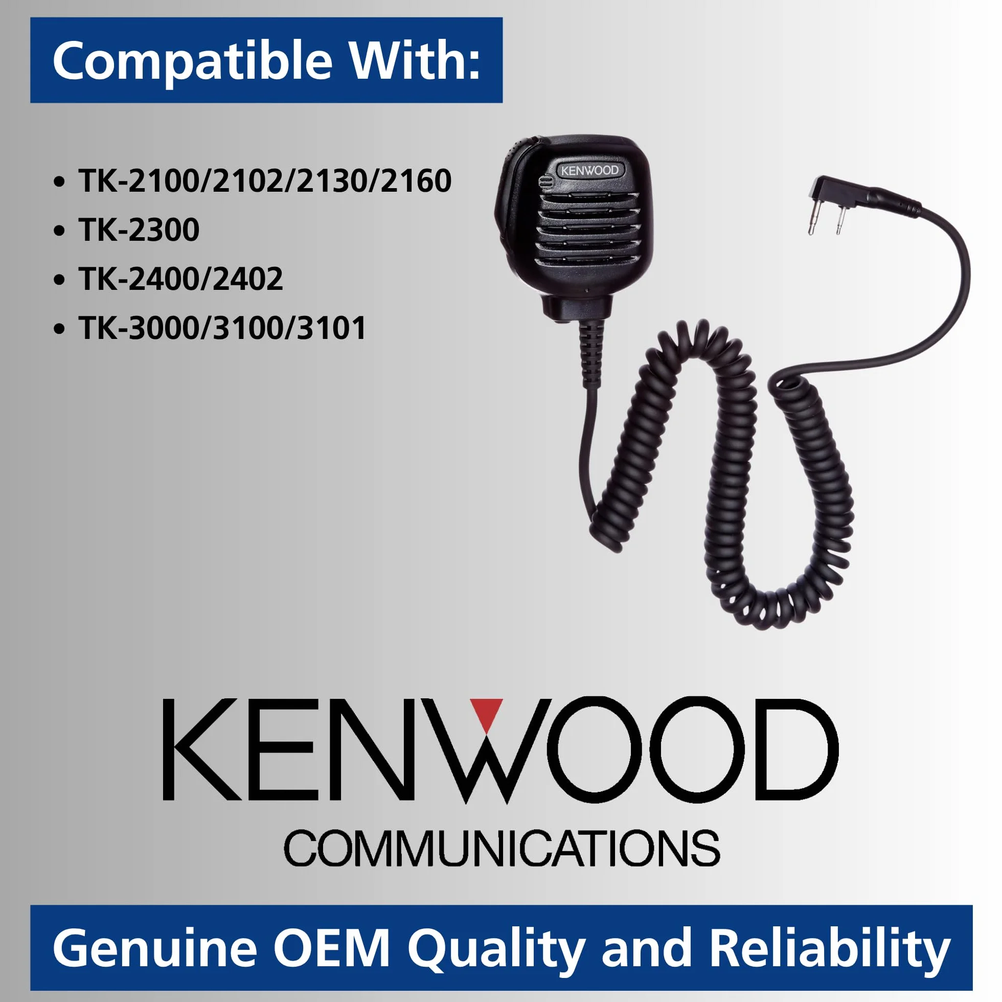 KENWOOD JVC KMC-45W Microphone et Haut-Parleur