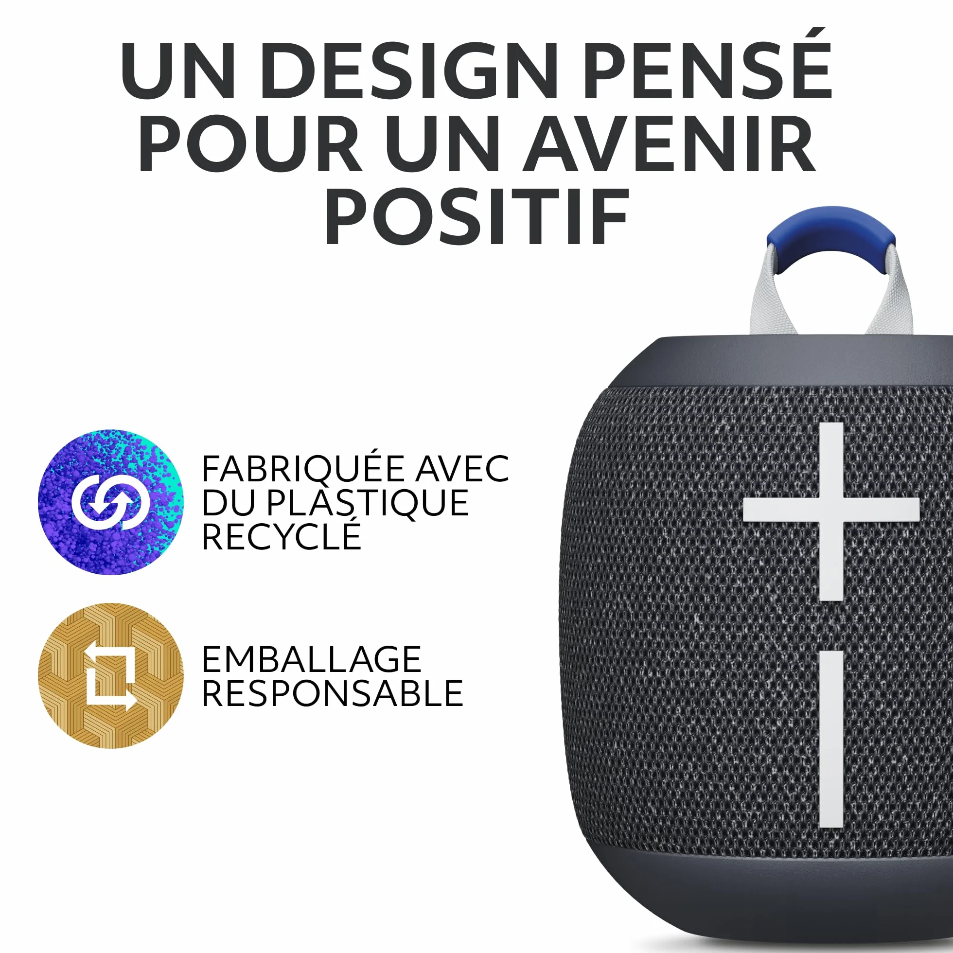 Ultimate Ears Wonderboom 4 Enceinte Bluetooth Portable étanche Son 360° Basses 40m Noir