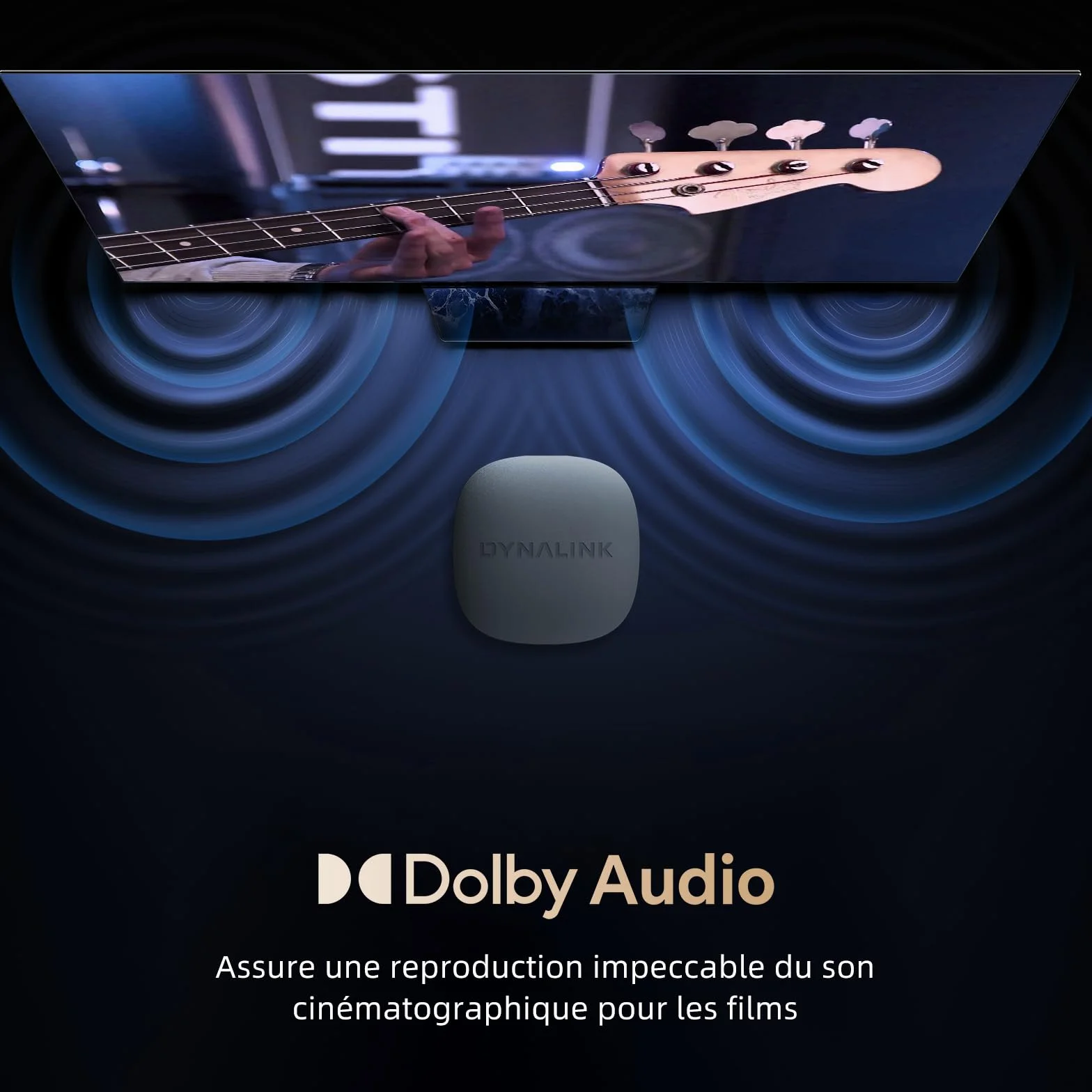 Google TV Box - 4K Smart TV Box HDR10+ UHD, Dolby Audio, Prise en Charge certifiée Google/Netflix, AV1, 2GB+16GB, WiFi 2,4G+5G, BT5.0, Miroir d'écran, Lecteur multimédia en Streaming, Assistant Vocal