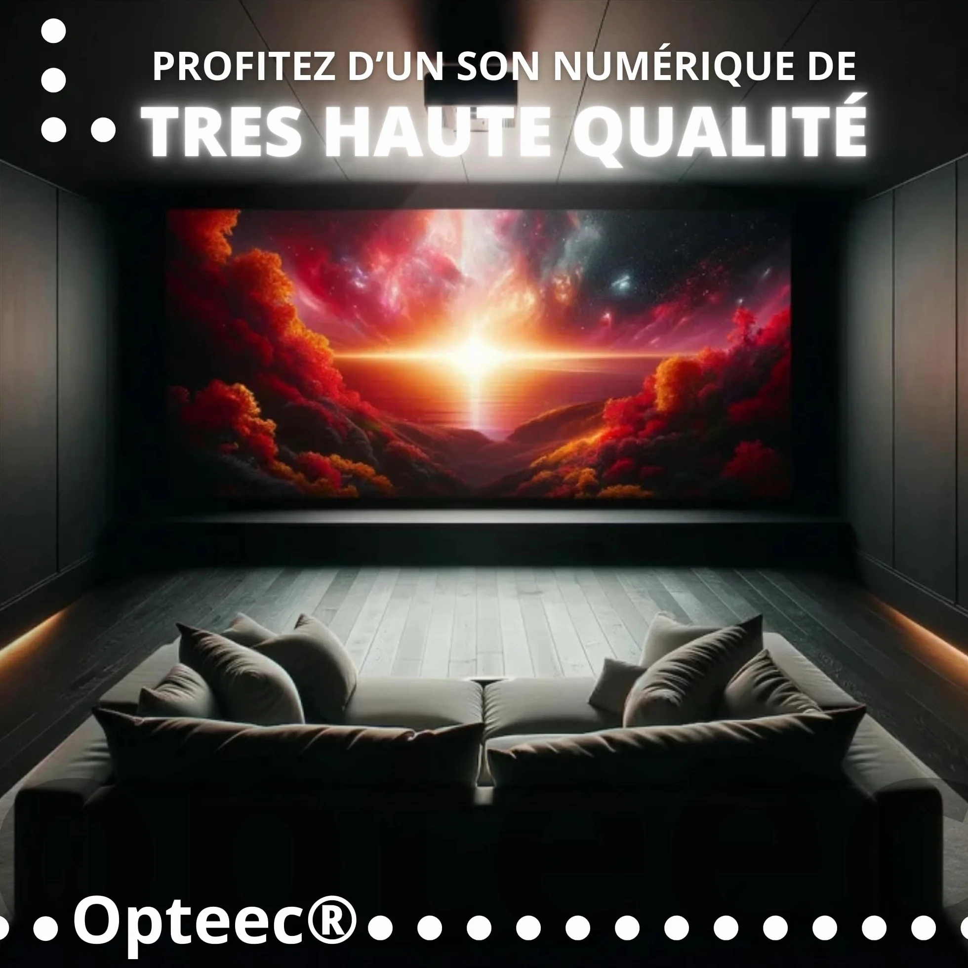 Câble Optique Audio - 1M - Câble Optique Audio Toslink pour HOME CINEMA, BARRE DE SON, TV, SAMSUNG, BOSE, LG, SONY, SONOS, PS4, XBOX - Nylon Tressé Renforcé - Connecteur Plaqué Or (1M)