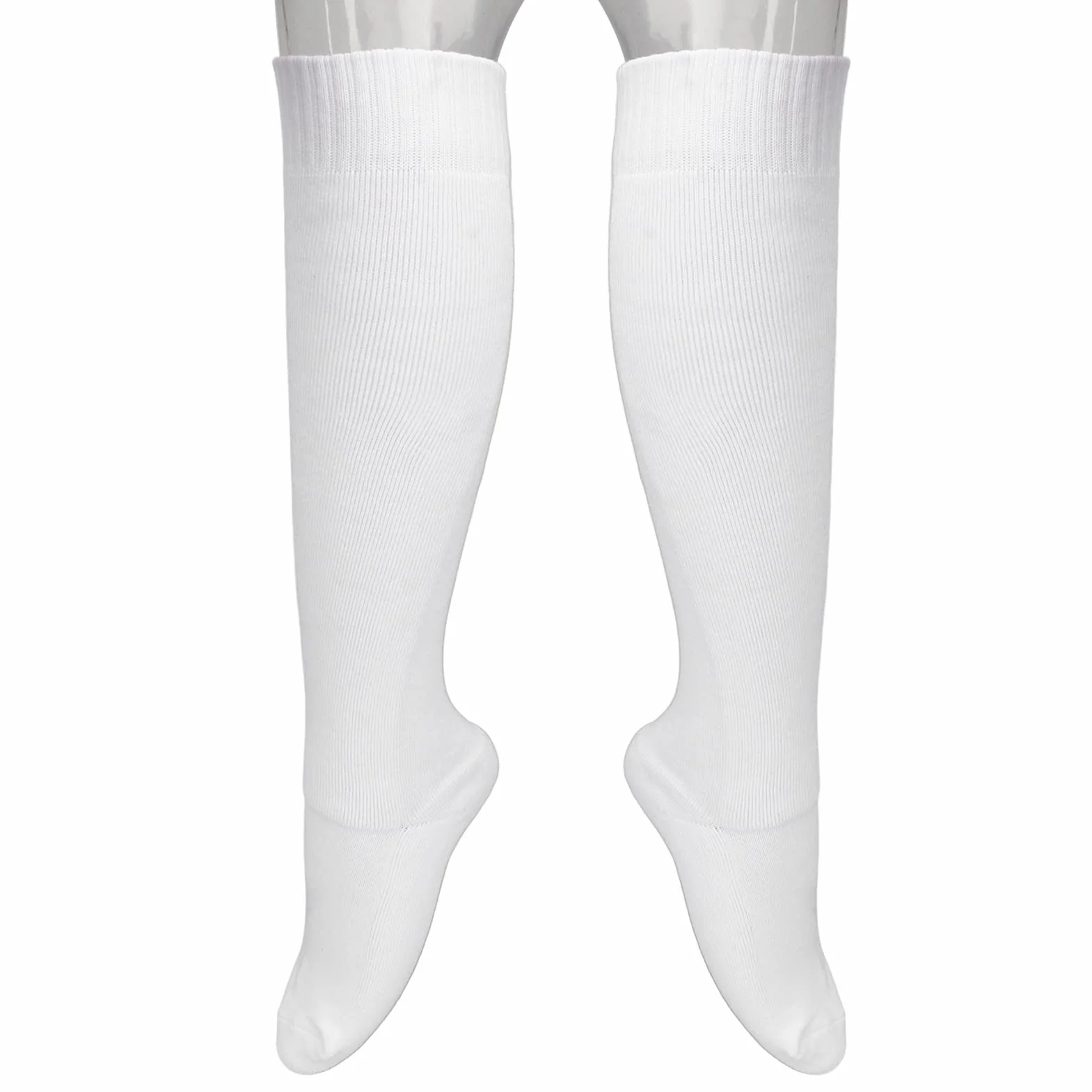 Chaussettes d'escrime Respirantes en Coton Ock Blanches pour Entraînement (M)