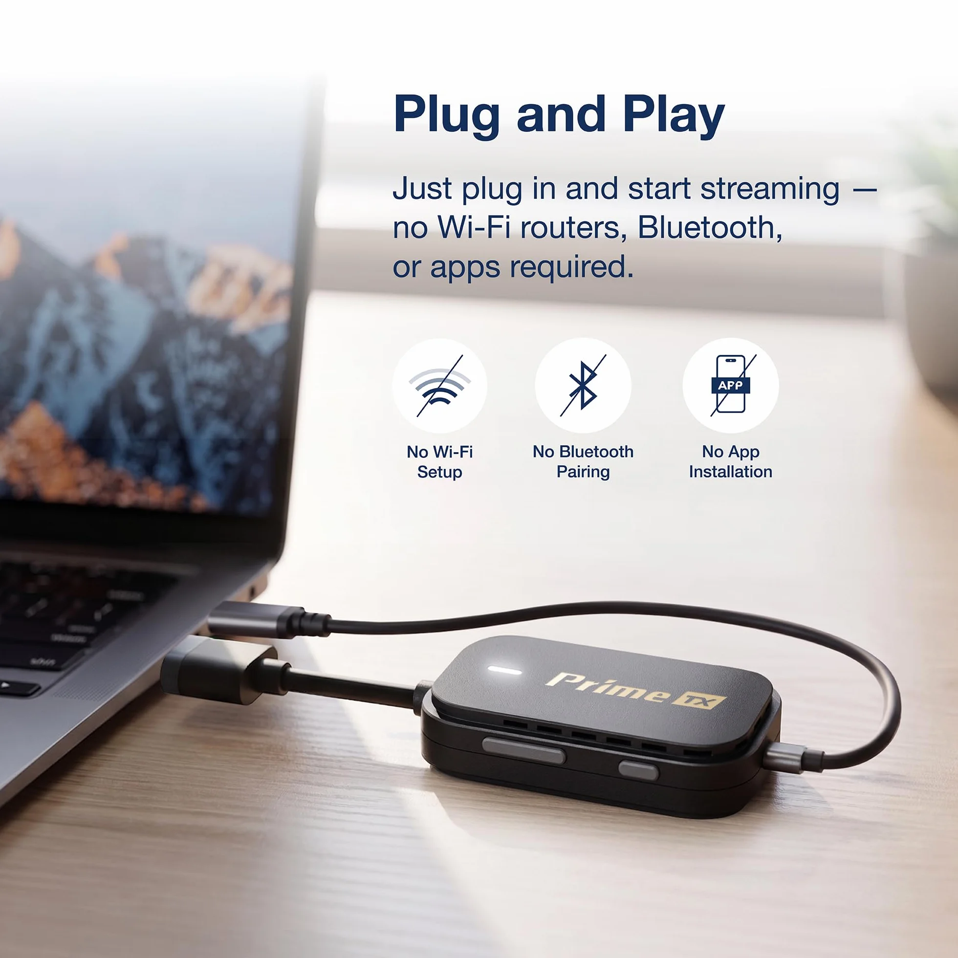EZCast Pocket Prime HDMI sans fil 1 émetteur 2 récepteurs Wi-Fi 5 GHz 80 m 1080p