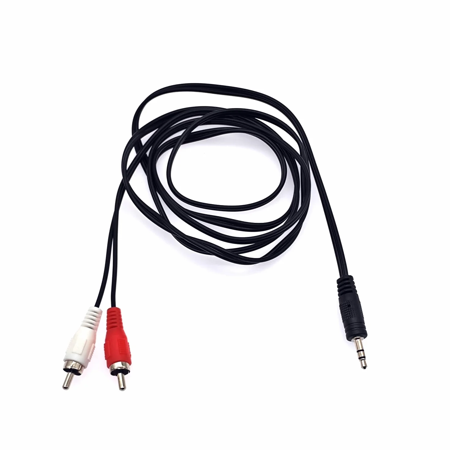 JZK 1,5 M Câble auxiliaire RCA vers 3,5 mm, fil haut-parleur vers connecteur RCA rouge blanc, câble phono mâle vers prise audio 3,5, câble adaptateur prise casque vers phono, câble adaptateur Hifi