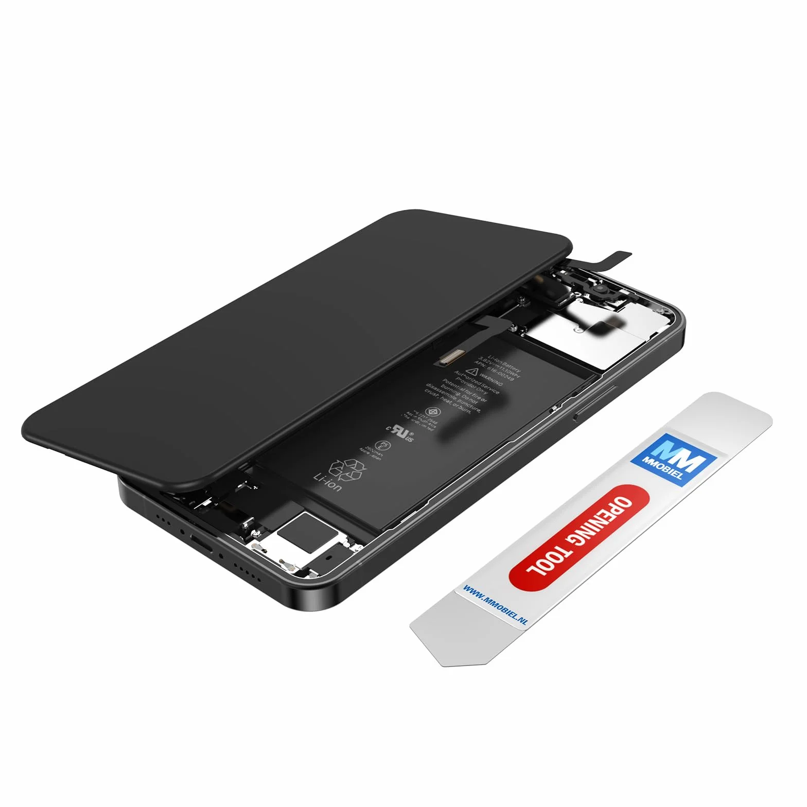 MMOBIEL Kit d'outils pour Smartphones 10 en 1: Tournevis, spudger en métal, Ventouse écrans, Chiffon Microfibres