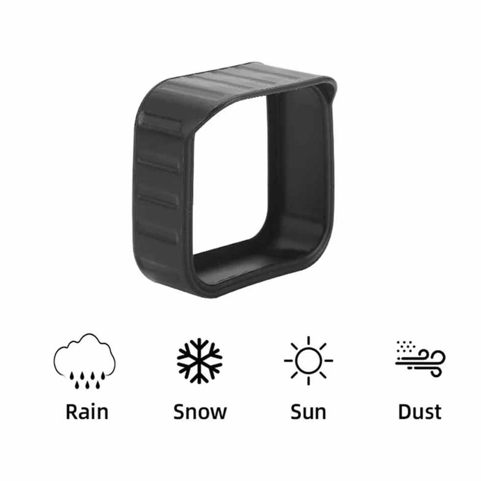 Housse de protection en silicone pour appareil photo Blink Outdoor XT2, coque de protection solaire imperméable, protection contre les intempéries pour la sécurité à domicile (noir)