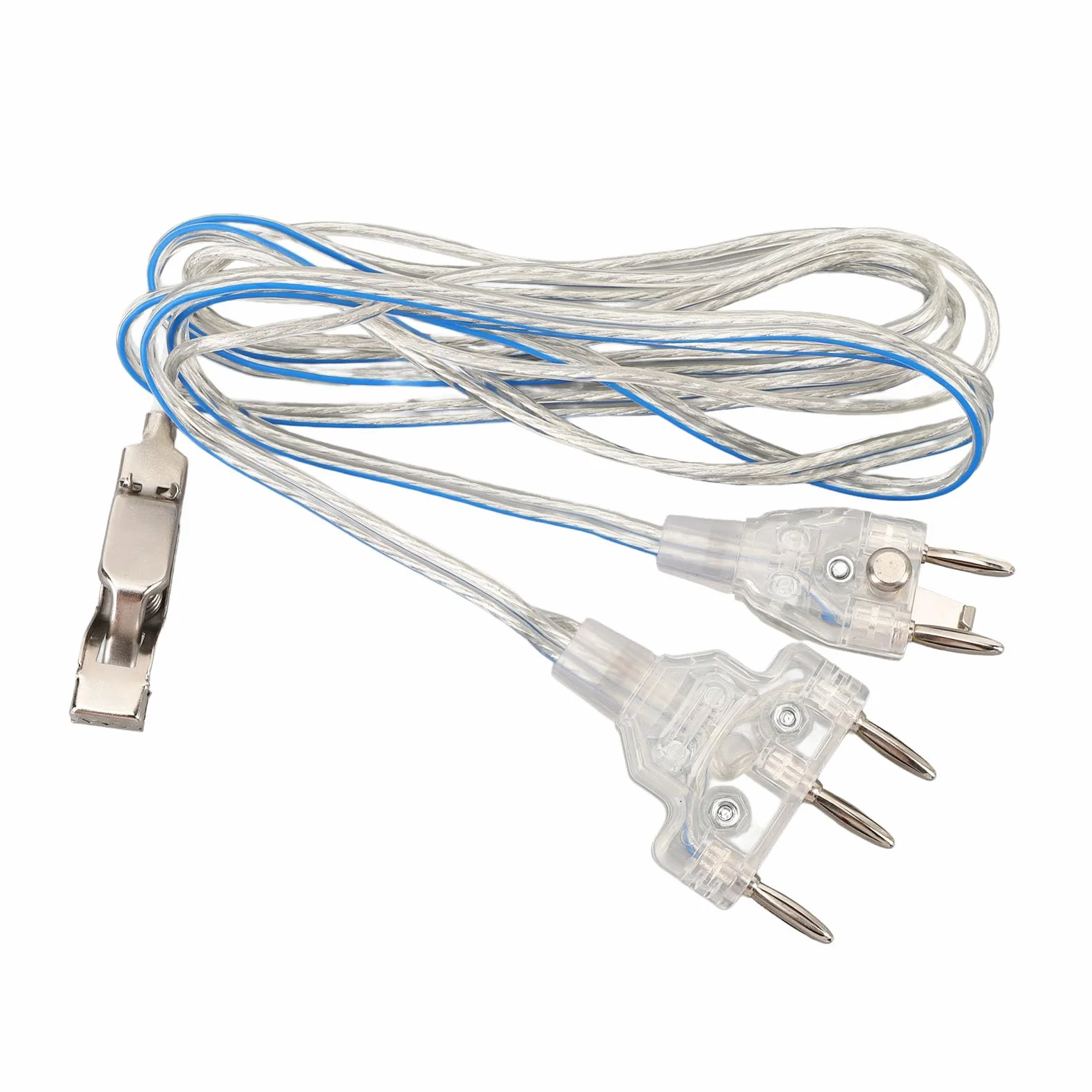 Cocoarm Fil de Corps d'Épée, Fil Conducteur Transparent en Plastique Acier Inoxydable pour Compétitions d'Escrime