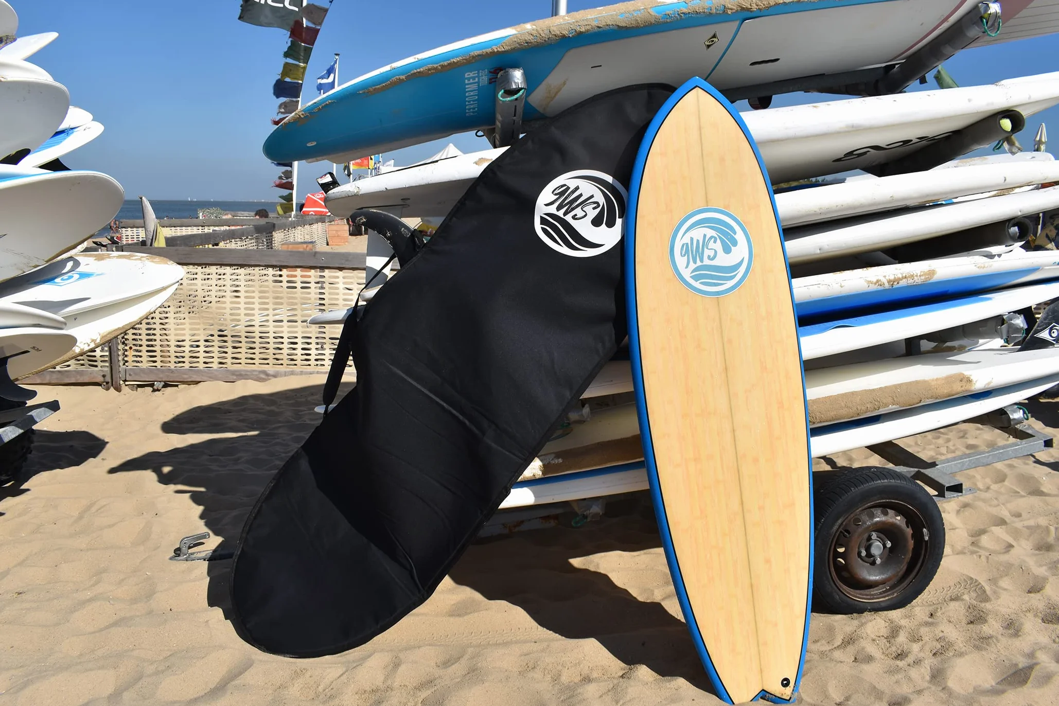 Sac Surf 8' 244 cm Noir Taille unique