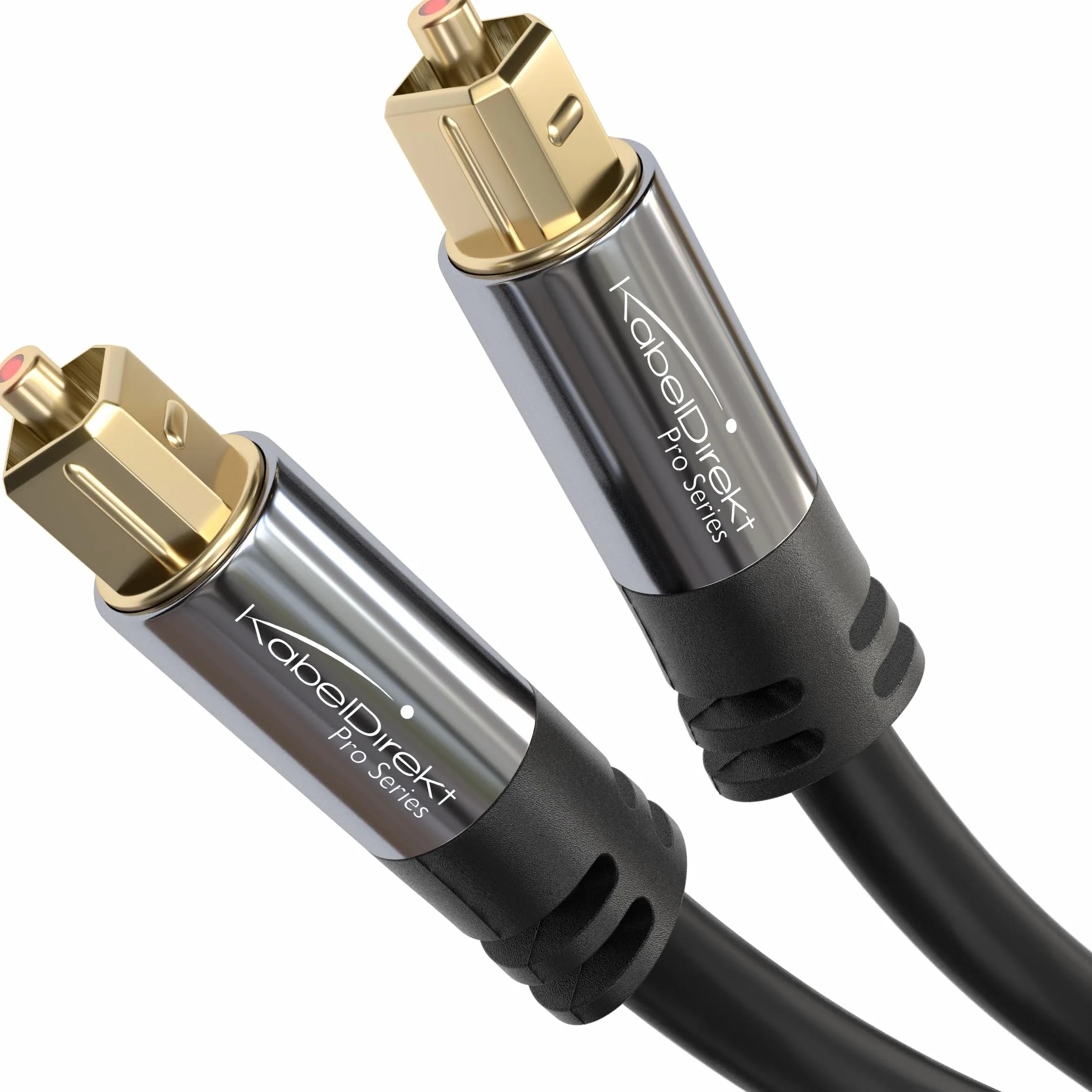 KabelDirekt 1m câble audio numérique optique TOSLINK fibre optique