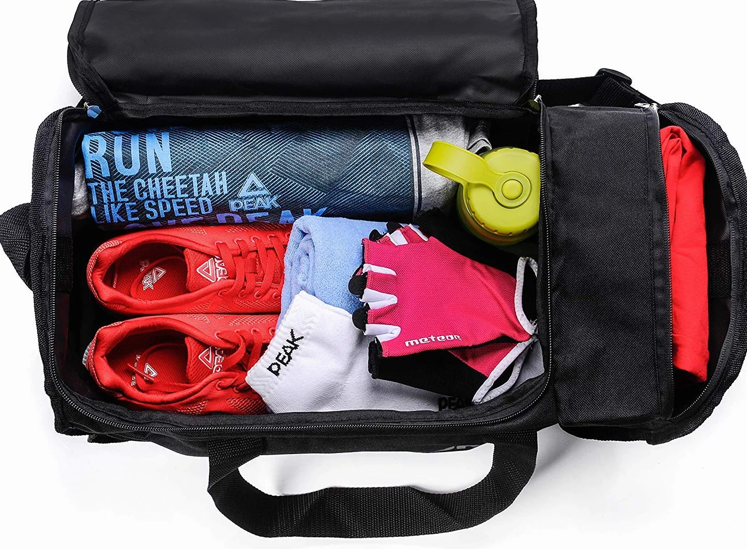 Sac de Sport 20 L 40 L Grande capacité Gym Fitness Piscine Voyage Poche latérale Double Zip bandoulière Torbes Meteor Cabine Ryanair EasyJet