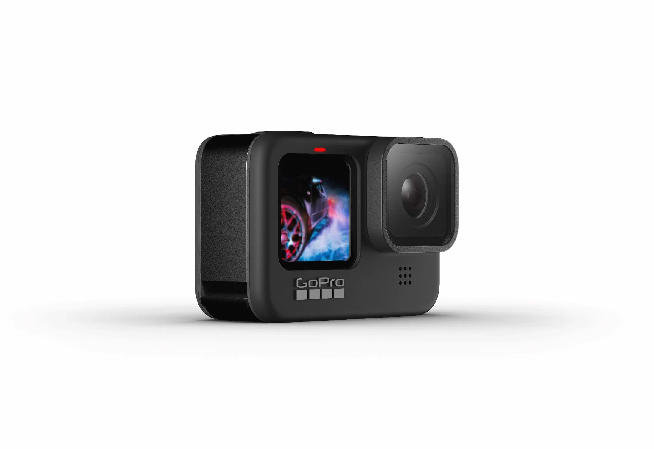 GoPro HERO9 Black Caméra d'action étanche avec écran LCD avant et écran tactile arrière, vidéo 5K Ultra HD, photos 20 MP, streaming en direct 1080p, webcam, stabilisation (reconditionnée)
