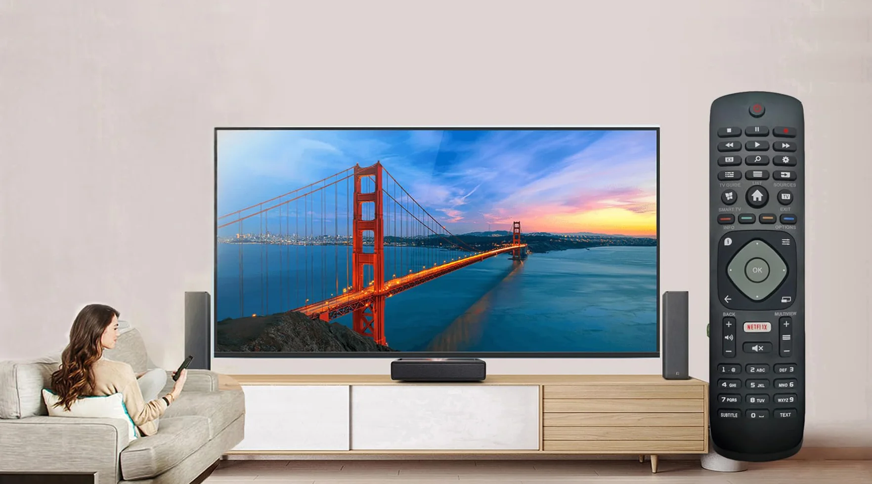 Philips Uniwersalny Pilot Zdalnego Sterowania do Telewizora