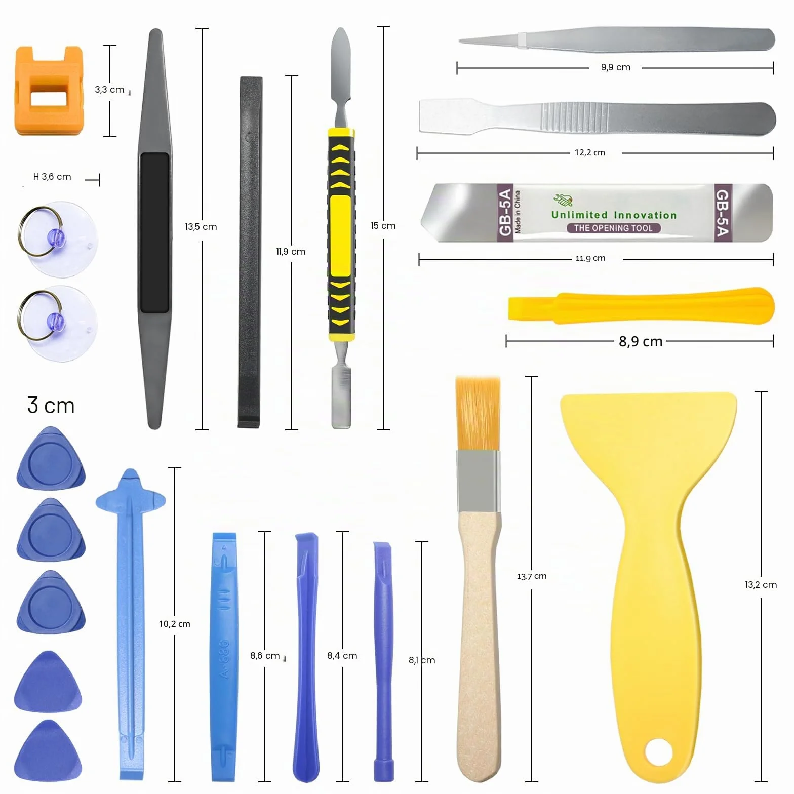 DTD Kit d'outils de réparation 30 en 1 pour téléphone portable, tournevis de précision pour smartphone, tablette, montre, lunettes, PS4, Switch