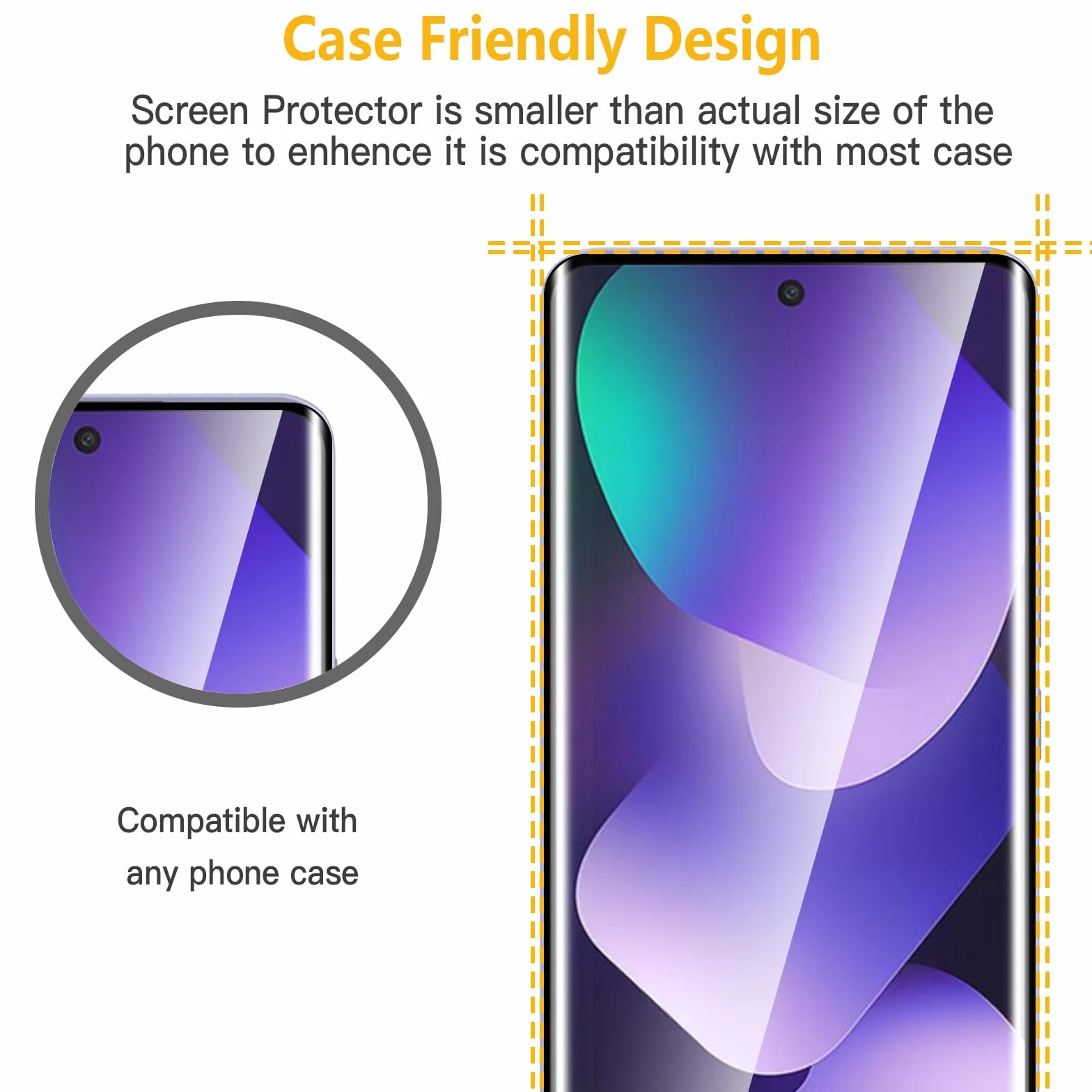 WFTE [Lot de 2 Verre Trempé pour Xiaomi Redmi Note 15 5G/4G, 3D Couverture Complète Film de Protection D'écran avec Haute Transparence à 99%, Anti-trace Protecteur avec Dureté 9H Glass (Noir)