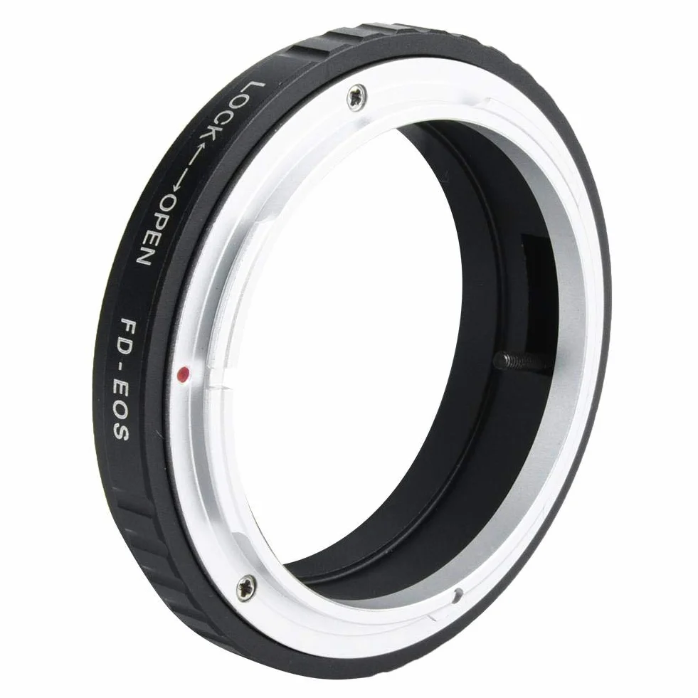 Adaptateur d'objectif Canon FD vers EOS EF, Bague d'adaptation macro FDEOS EF pour objectif à monture FD sur appareils photo reflex numériques Canon EOS EF, Contrôle enti