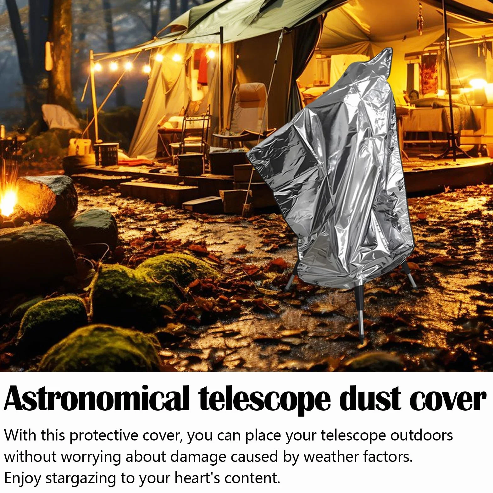 Housse de Protection pour Télescope 420D 120x160cm Extérieur Anti-poussière Imperméable