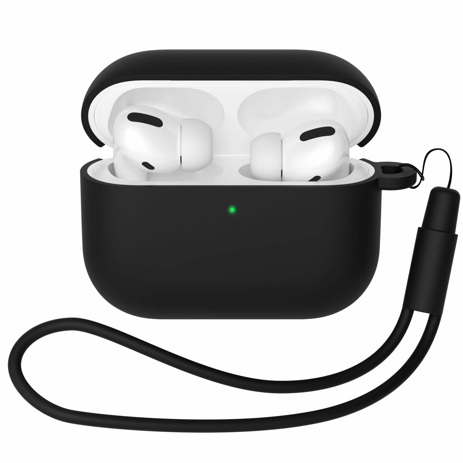 Coque Silicone AirPods Pro 3 (2025) Housse Protection LED Visible Noir