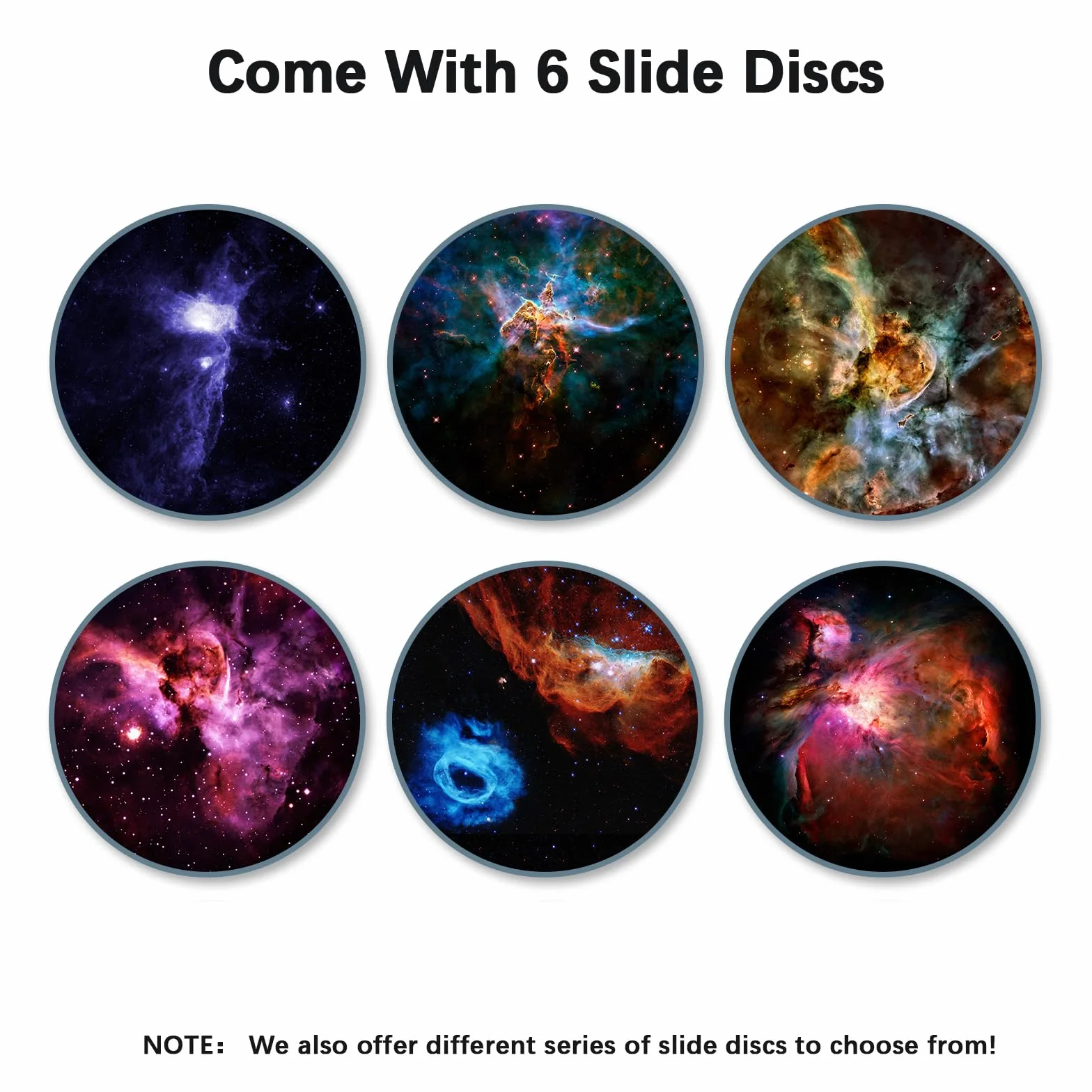 Constellation A: Disques pour POCOCO Projecteur Galaxy, 5K Ultra HD, Lithographie à Semi-conducteur (6 disques)