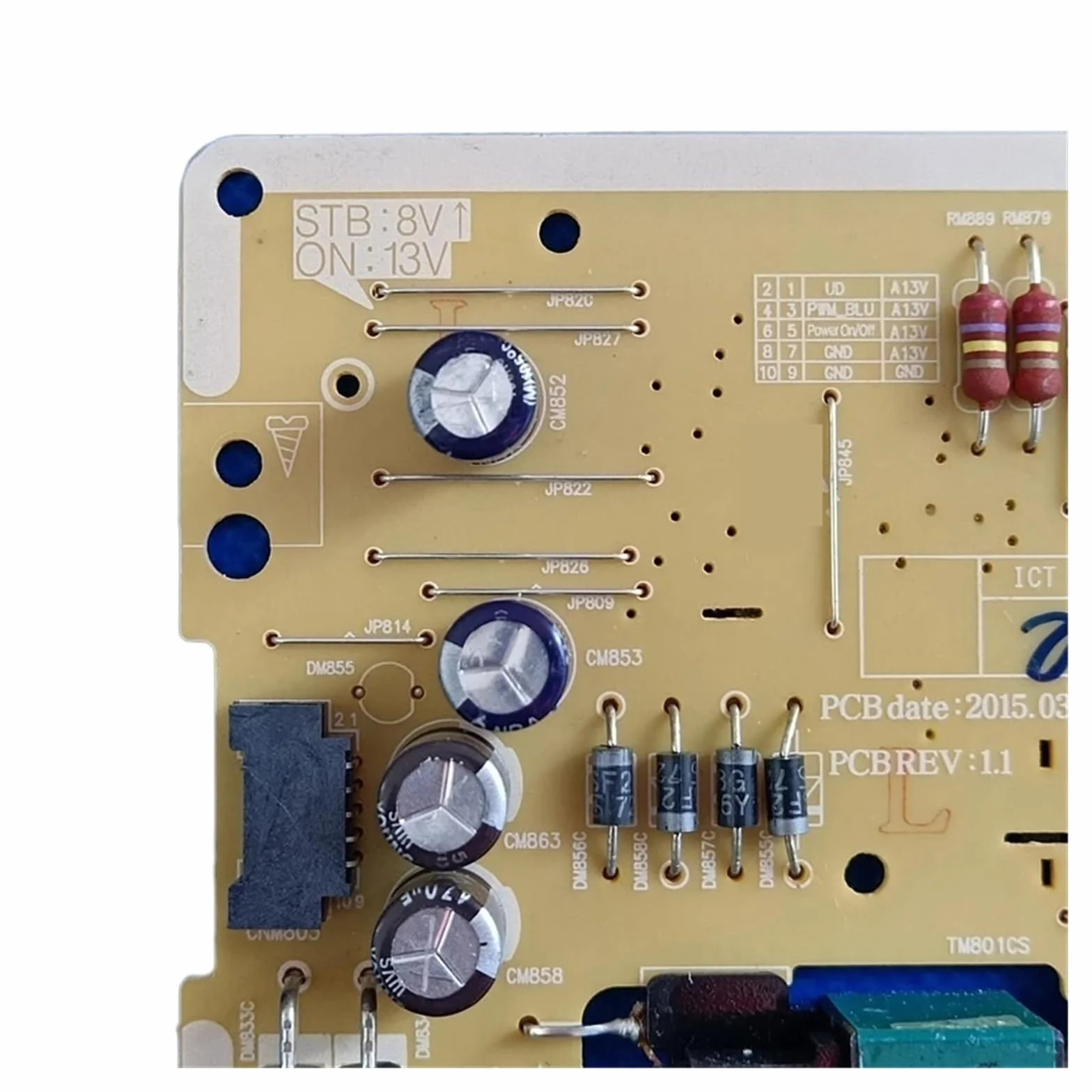 Carte mère TV BN44-00852A, compatible avec Samsung UE40J5000AW UE40J5200AK UN43J5200AF UN43J5202AF HG43NE478SF UE48J5000AW