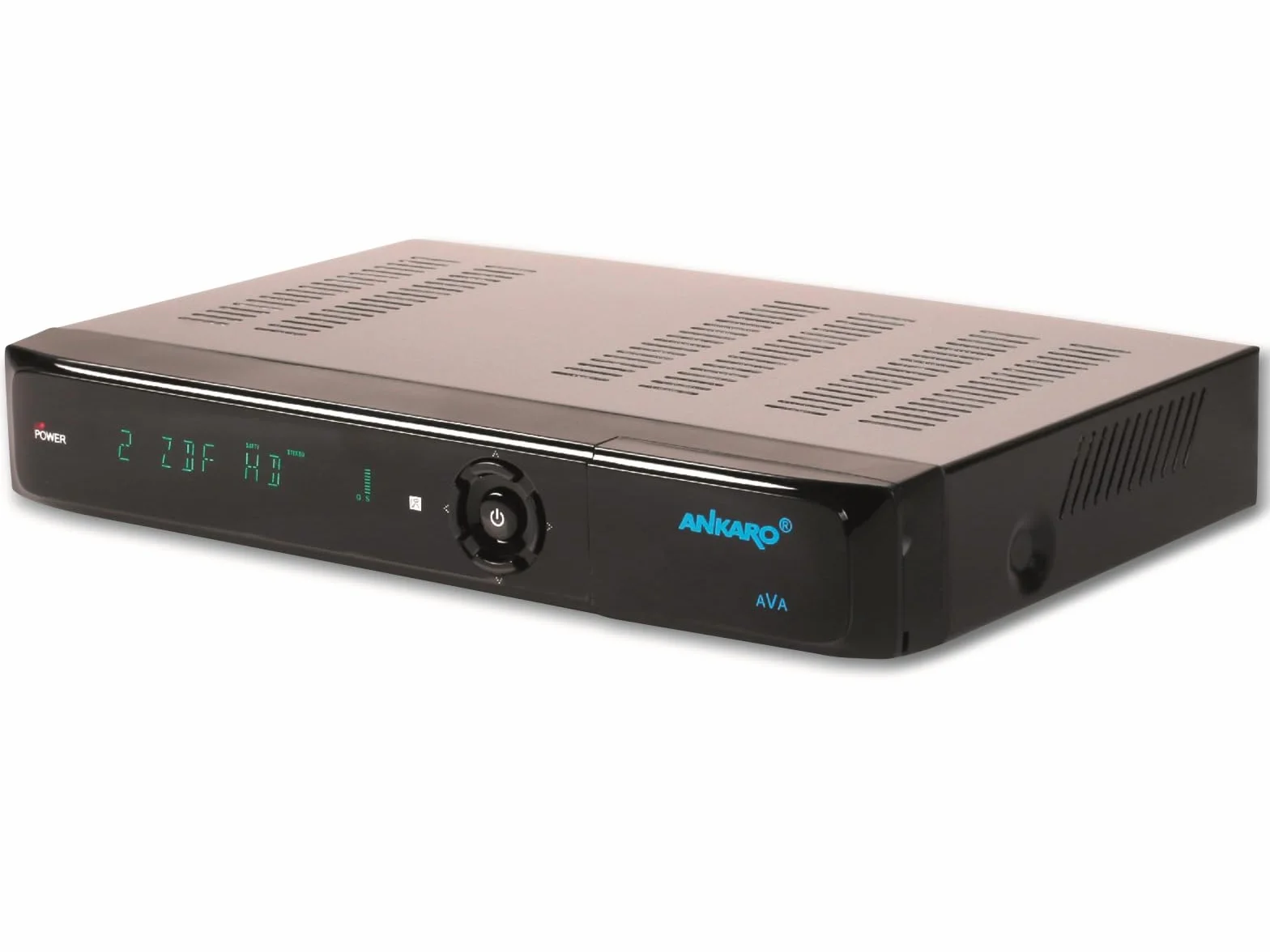Ankaro AVA Récepteur satellite numérique UHD 4K DVB-S2X H.265 avec enregistrement USB noir