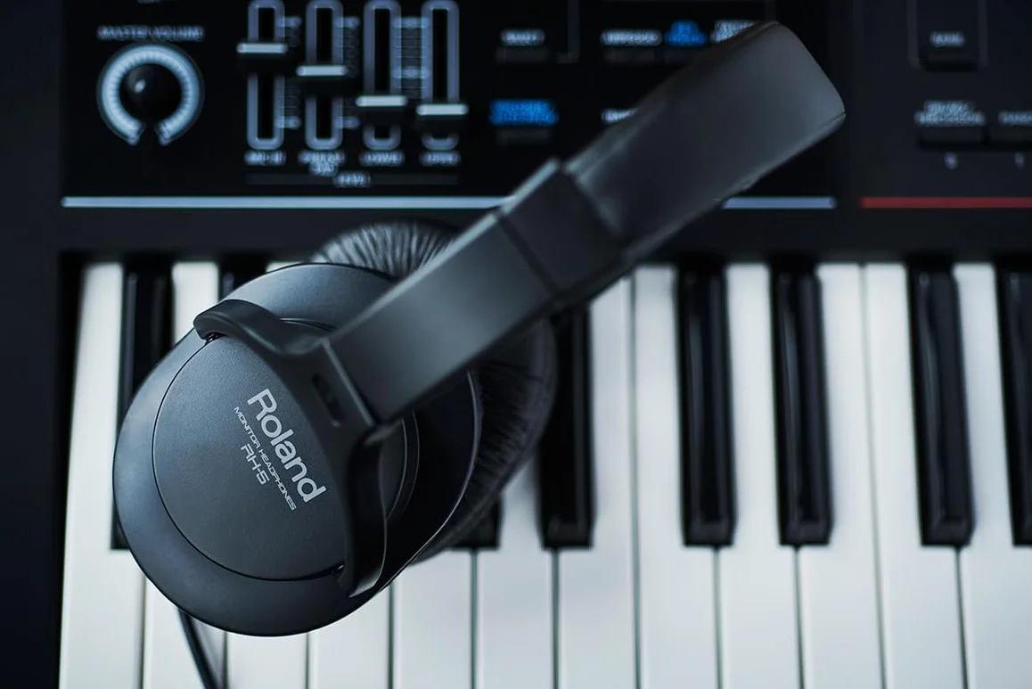 Roland Casque RH-5, pour Le Monitoring, Conception fermée pour Une écoute sans Distraction