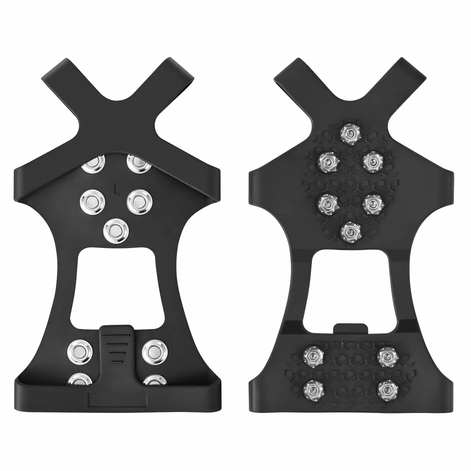 GT10 Crampons Poids léger Clous Neige Grips Protection antiglisse Hiver Randonnée