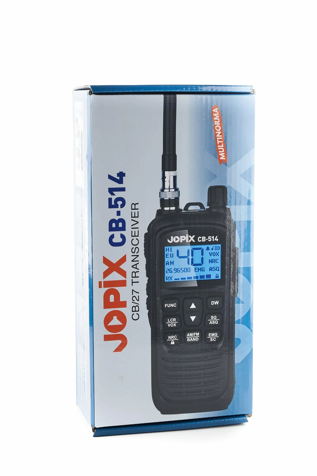 Jopix CB-514 Talkie-Walkie CB 27 MHz Kit Voiture Complet Émetteur-Récepteur Portable AM/FM 4W