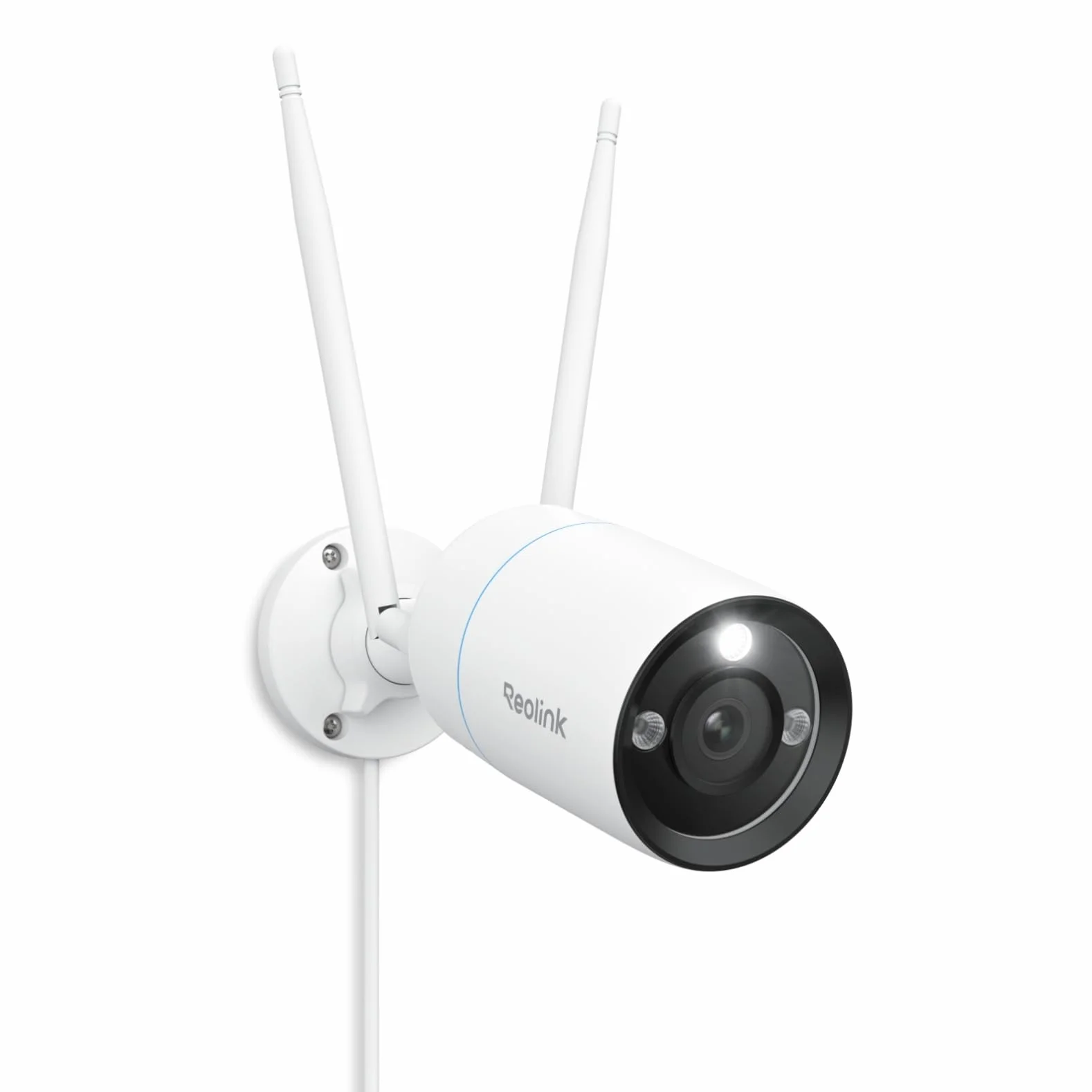 Reolink 4K Wi-Fi 6 Caméra Surveillance Extérieure, Détection Personne/Véhicule/Animal, Caméra IP Filaire 2,4/5 GHz, Vision Nocturne en Couleur, Boîtier Métallique IP67, Audio Bidirectionnel, RLC-810WA