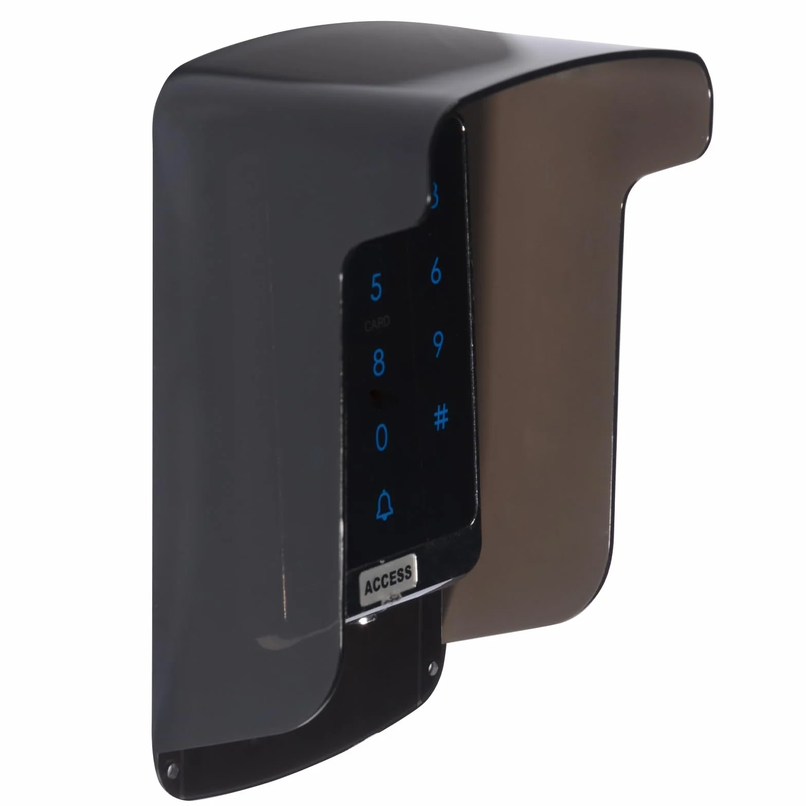 Vidéo Sonnette de Porte avec Protection Contre la Pluie et le Soleil, Sonnette de Porte avec Protection Contre la Pluie, Contrôleur d'Empreinte Digitale, Protection Contre la Pluie, Système de