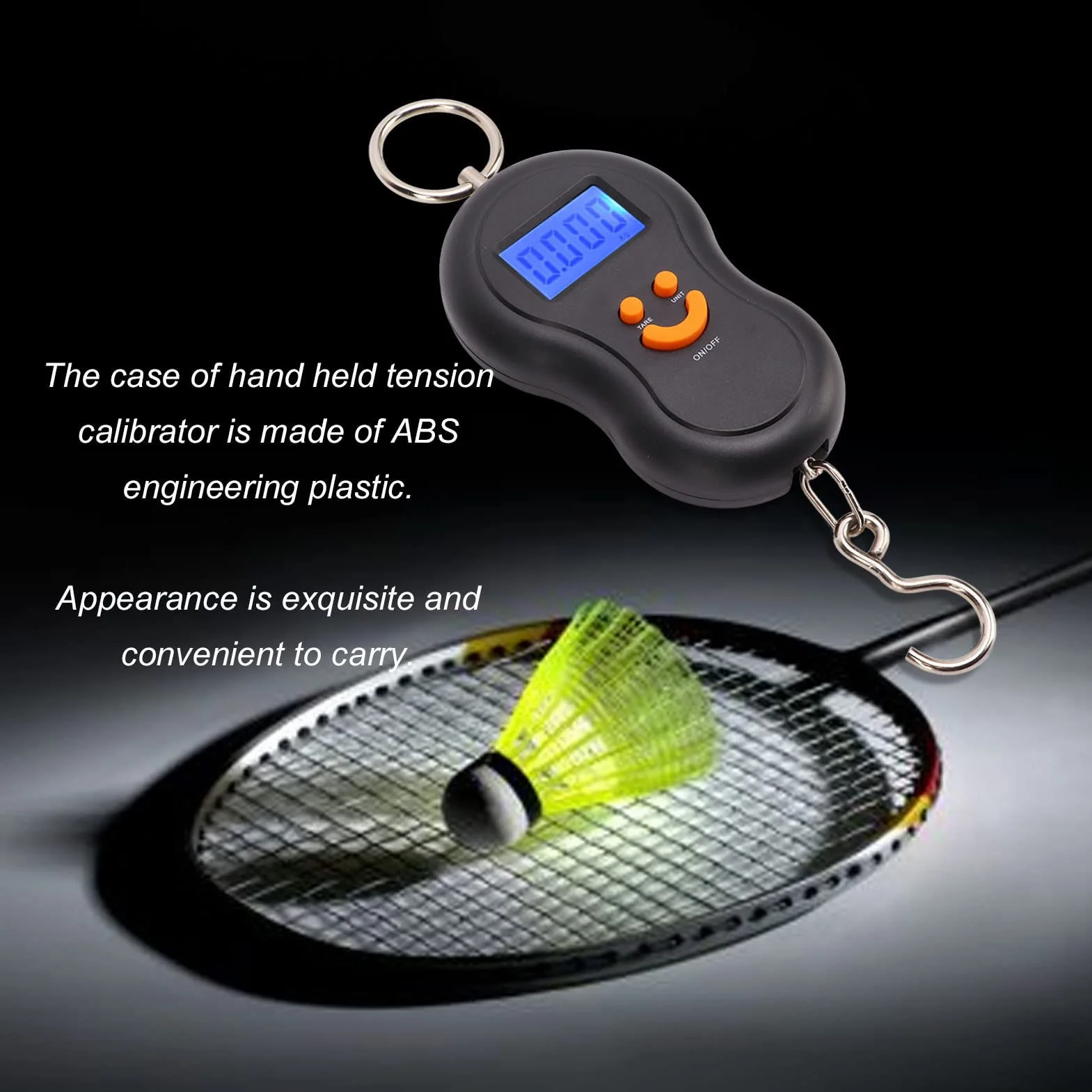 Calibrateur de Tension électronique Pèse-Bagages numérique LCD pour Badminton Tennis Outils de Cordage