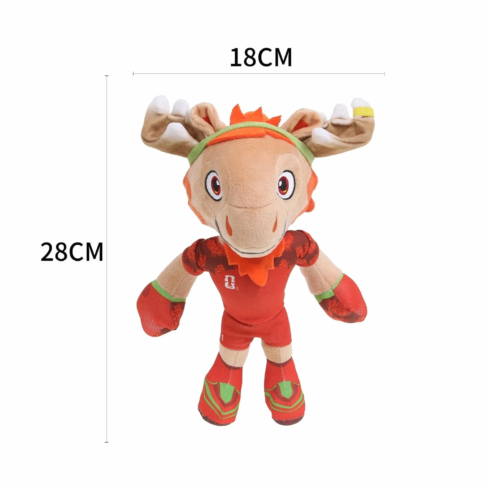 World Fan Mascotte en peluche Léopard Cerf Ours 1 pièce