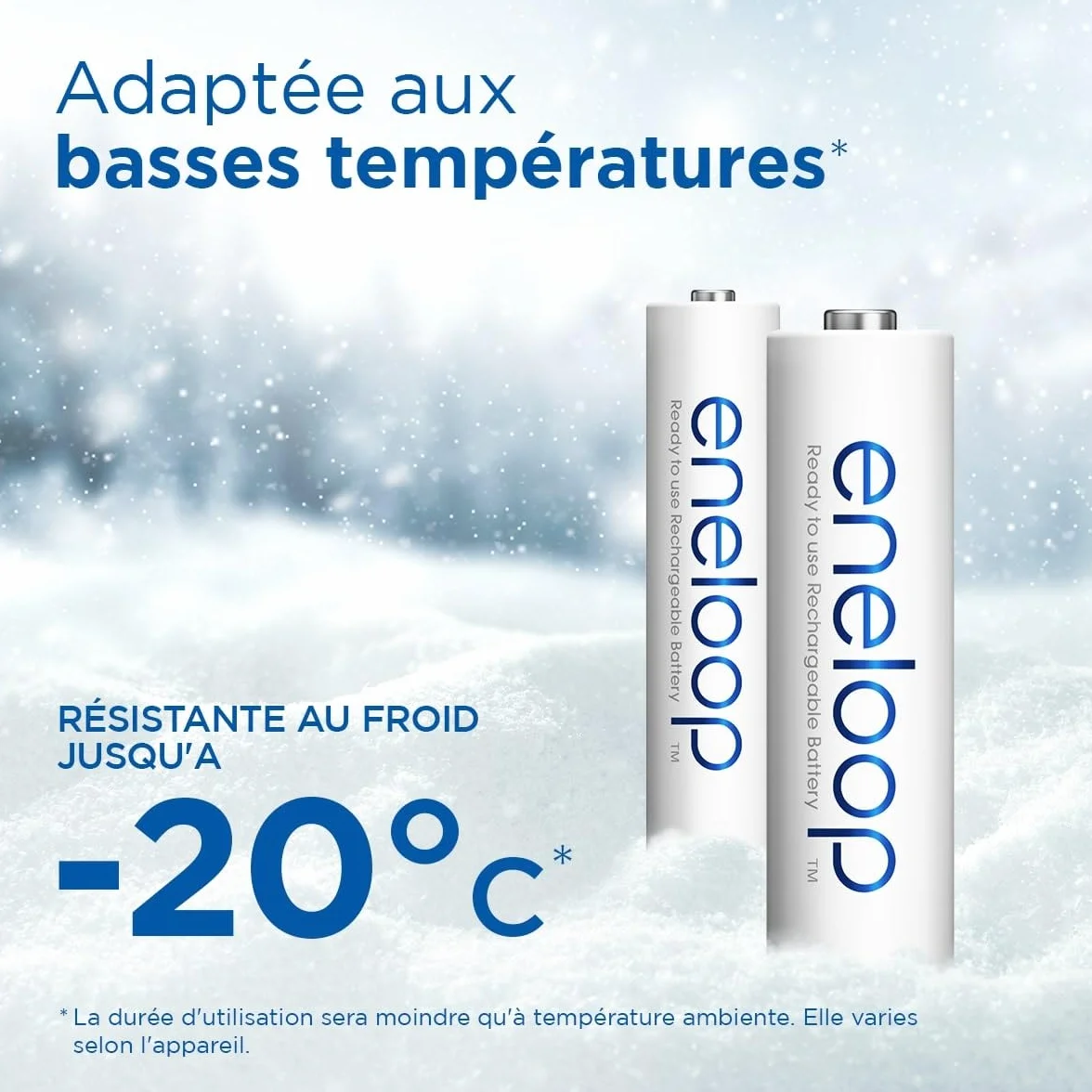 Piles eneloop Pro Ni-MH AAA Rechargeables 4 pièces