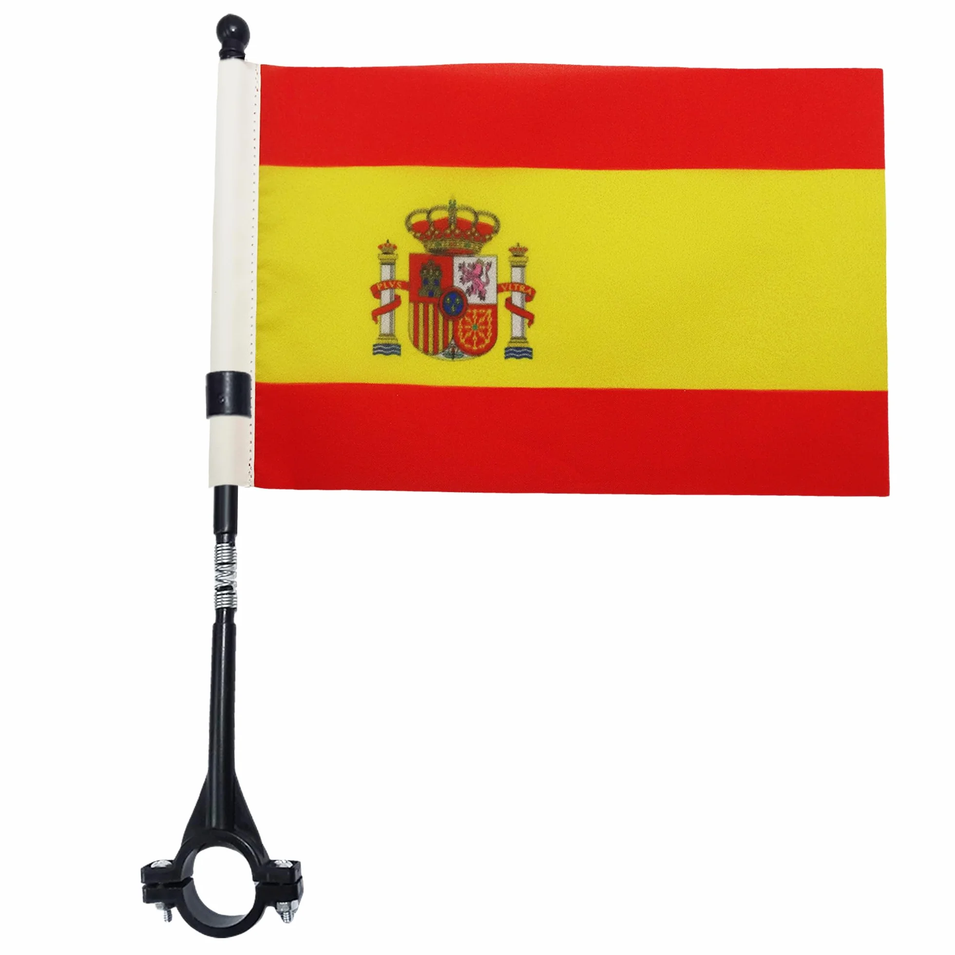AZ FLAG Drapeau de Vélo Espagne 30x21 cm Polyester Hampe 30cm