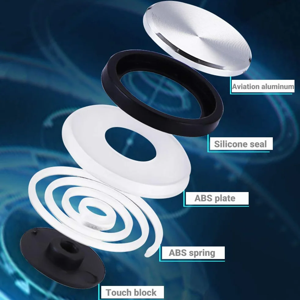 Mini Joystick Telephone Contrôleur Mobile 360 degrés pour Android iOS Smartphone Tablette avec Ecran Tactile Noir