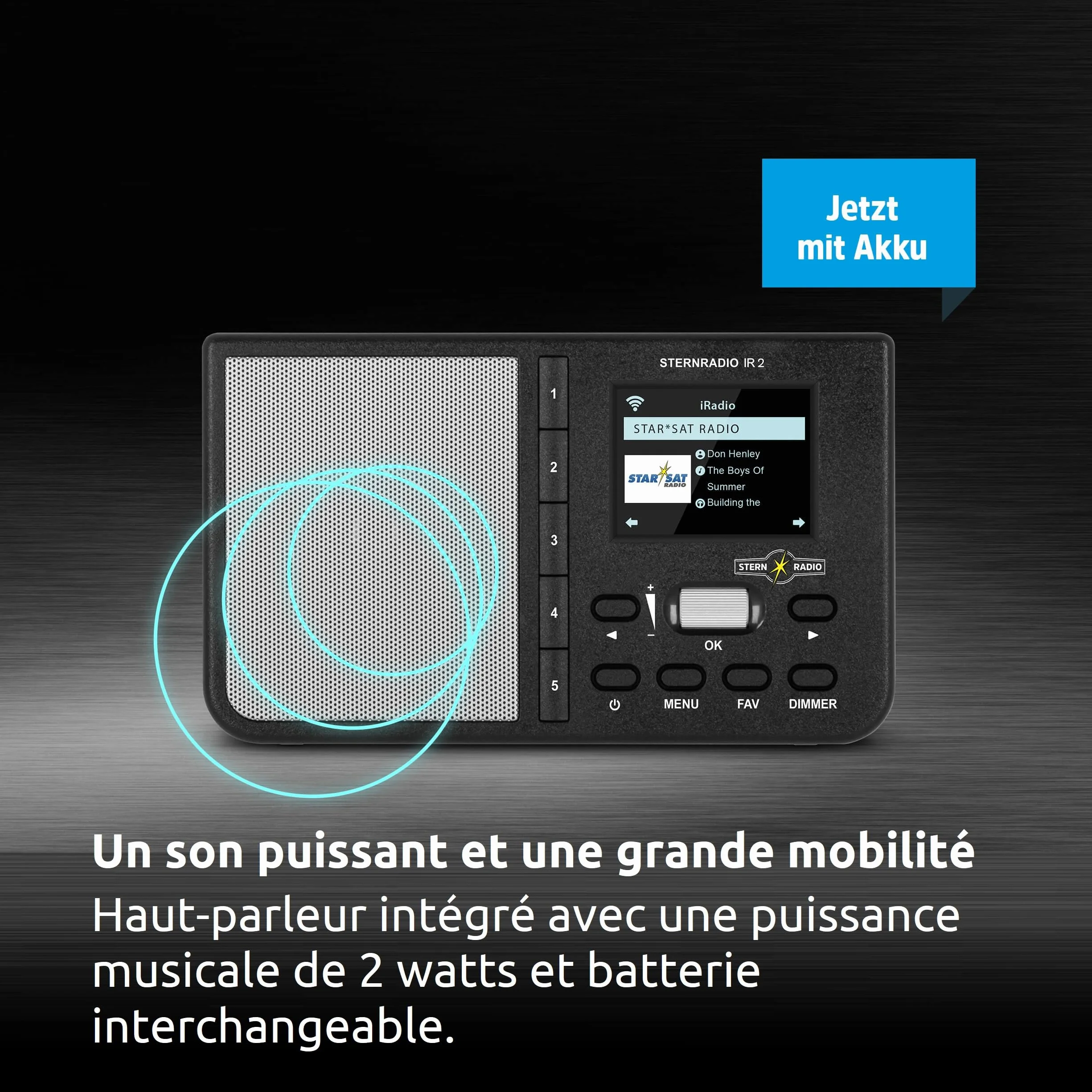 Technisat Radio Internet IR 2 Noir