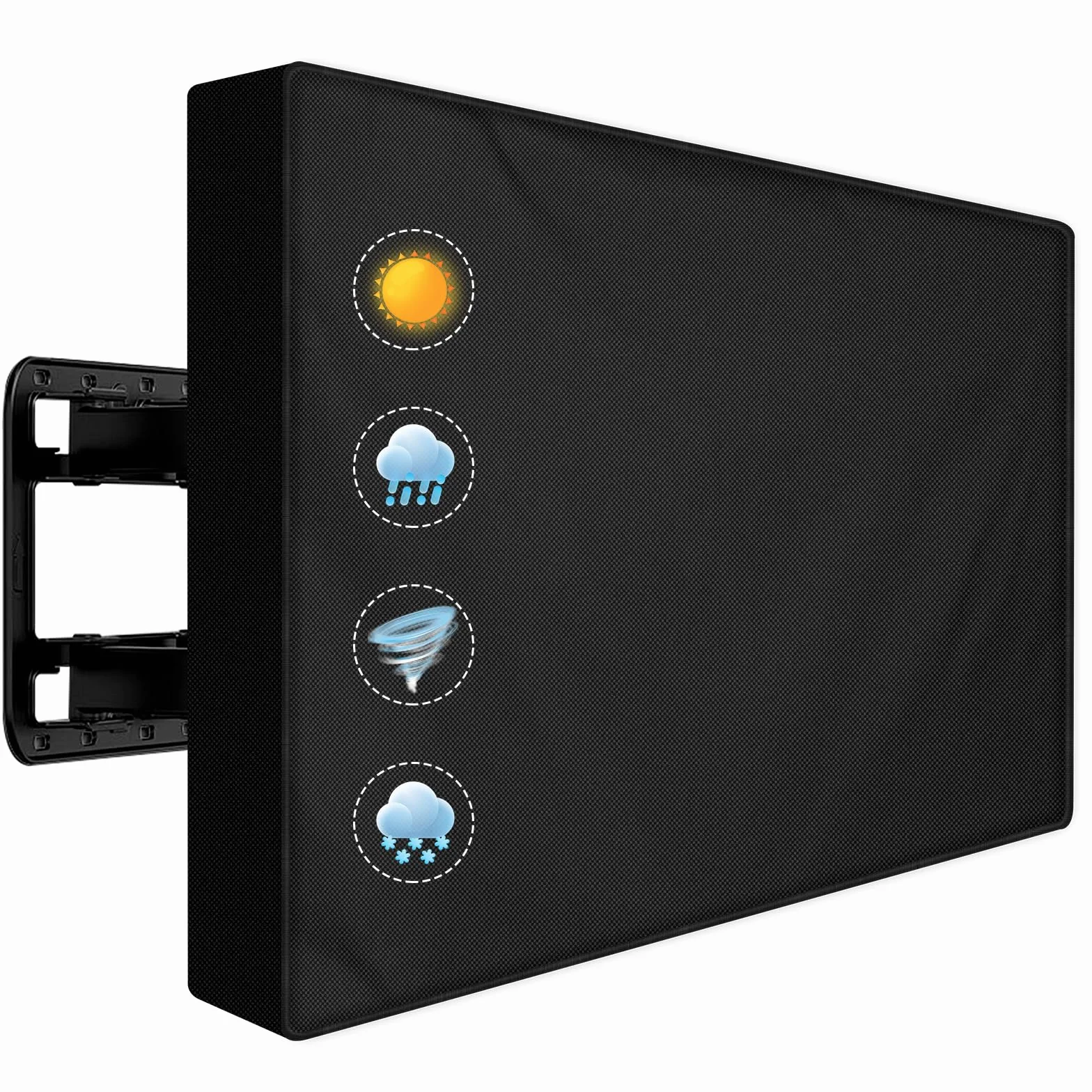 Bonna Housse de protection rabattable TV 40-43 pouces 600D Oxford 100x60x12 cm