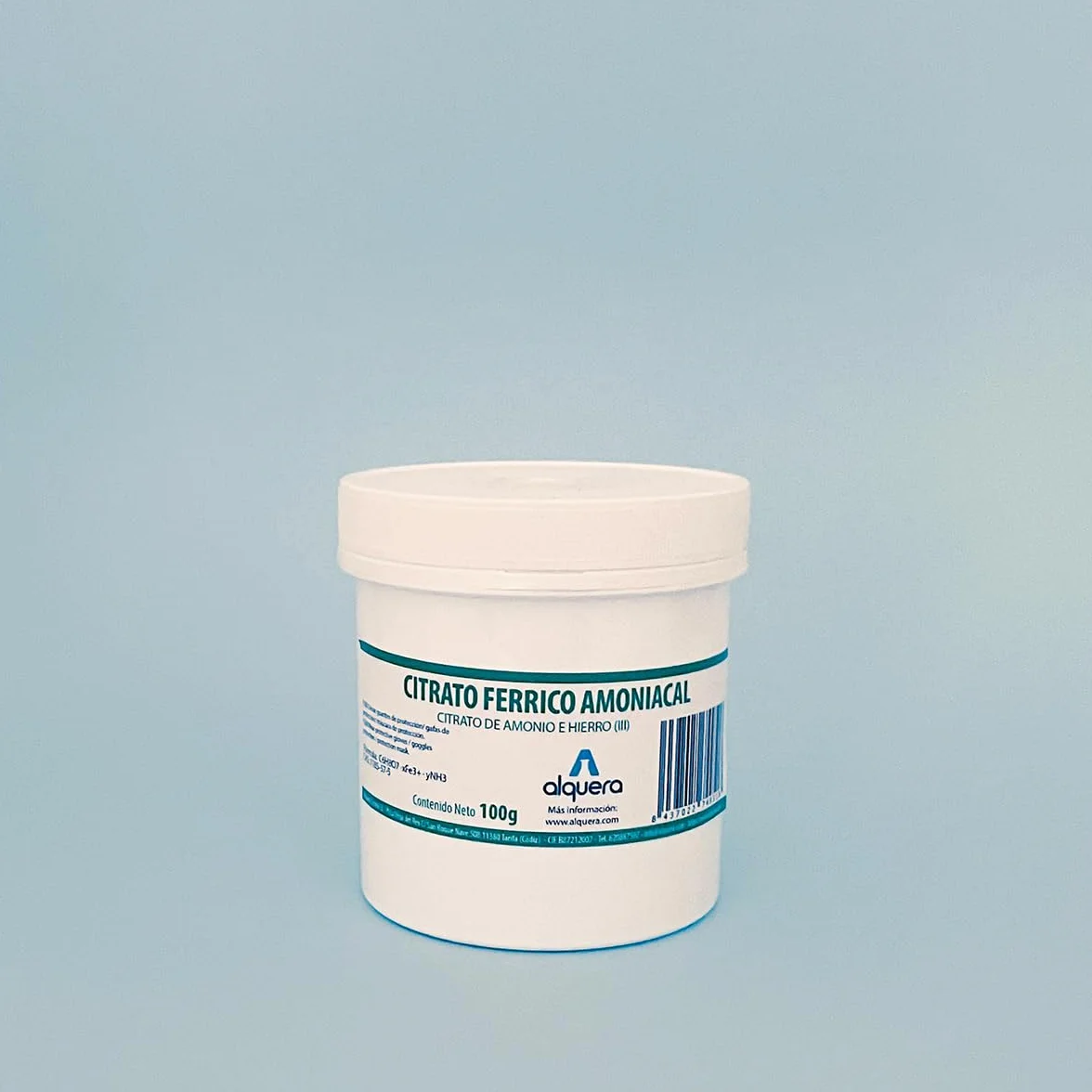 Citrate d'Ammonium Ferrique (III) Vert (50g)